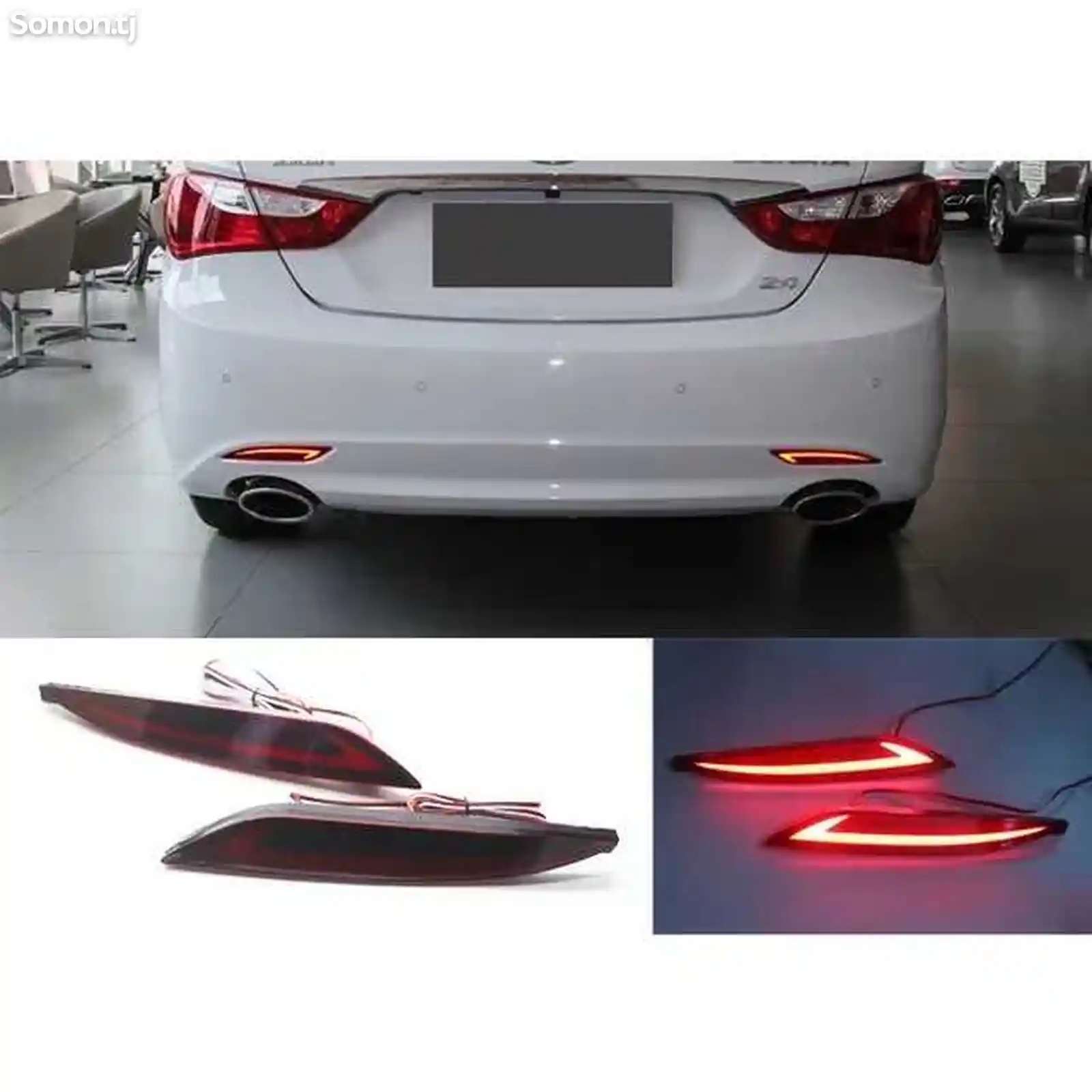Задние противотуманные фонари от Hyundai sonata 2010-2014-3