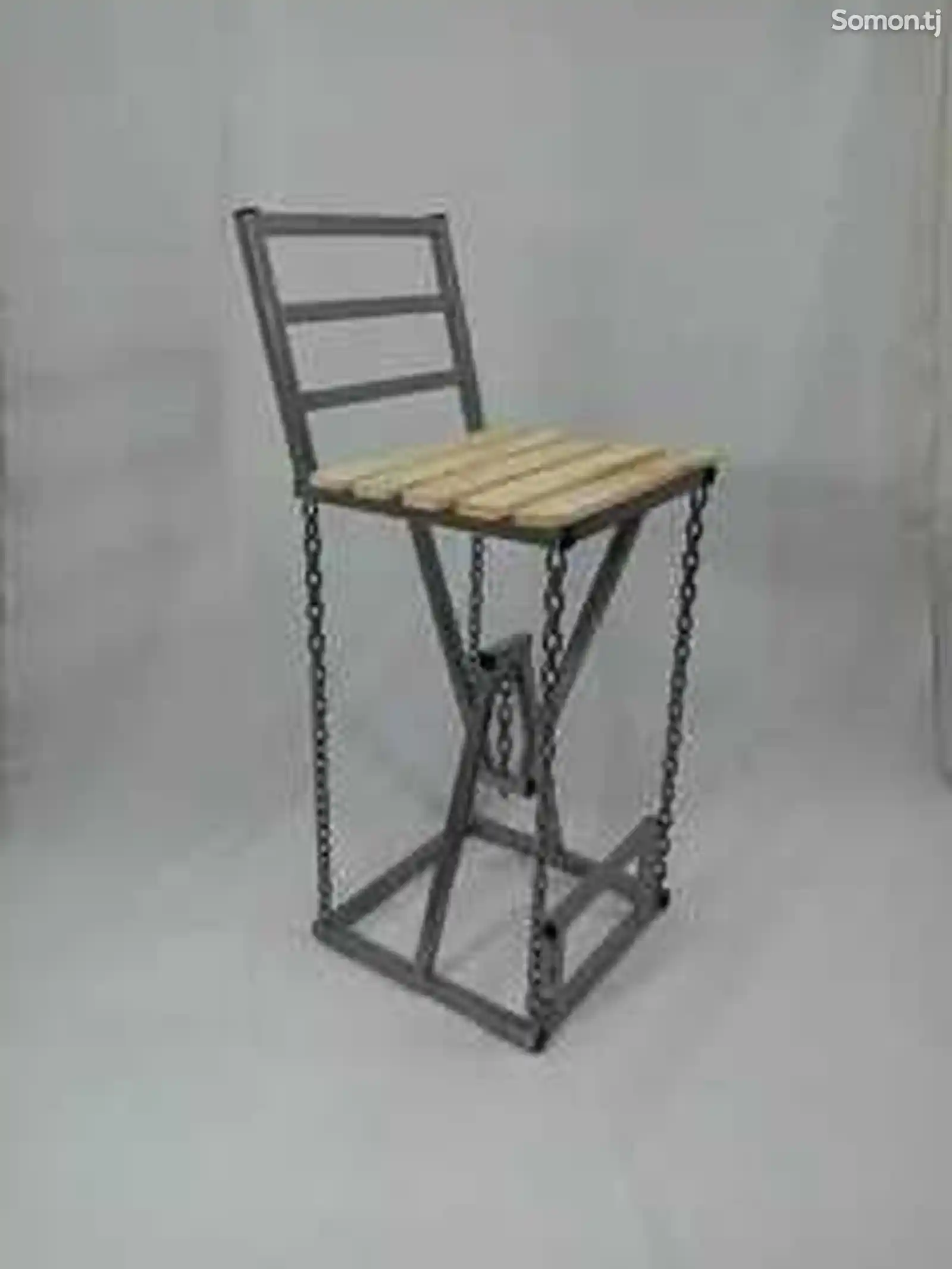 Железные стол и стулья хай-тек на заказ-12