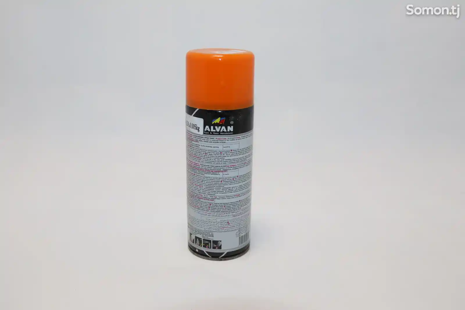 Аэрозольная краска ALVAN оранжевый code 341 400ml-2