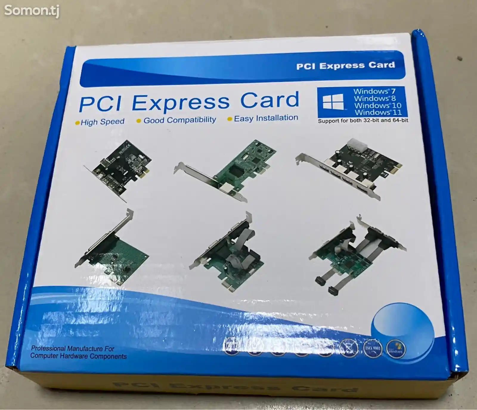 Контроллер PCI-Express 1x to 4xCOM RS-232 controller-4