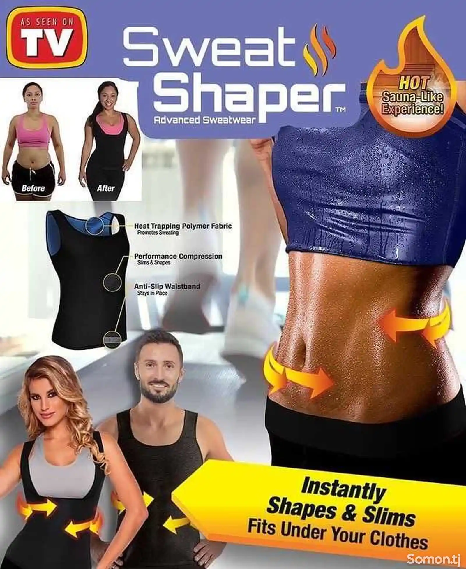 Майка для похудения Sweat Shaper-10