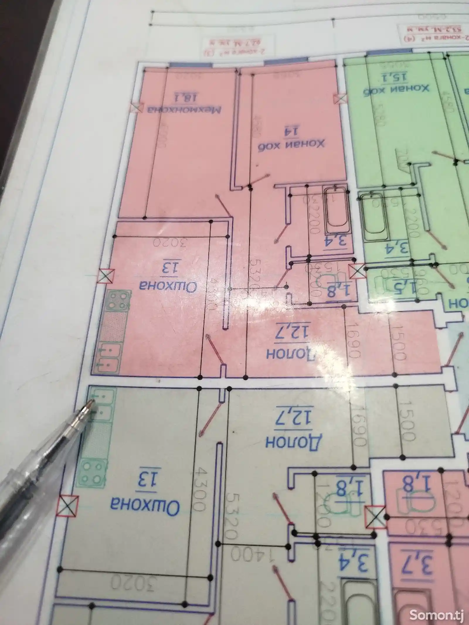 2-комн. квартира, 11 этаж, 63 м²,  Повороти Ленинград