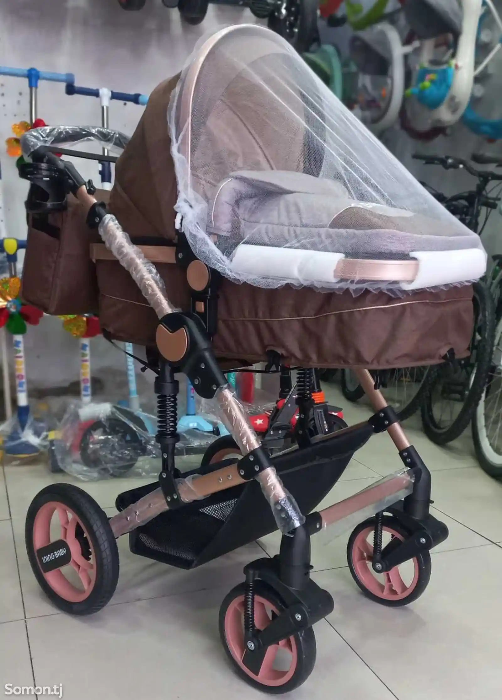Детская коляска трансформер 3в1 Ining baby-1