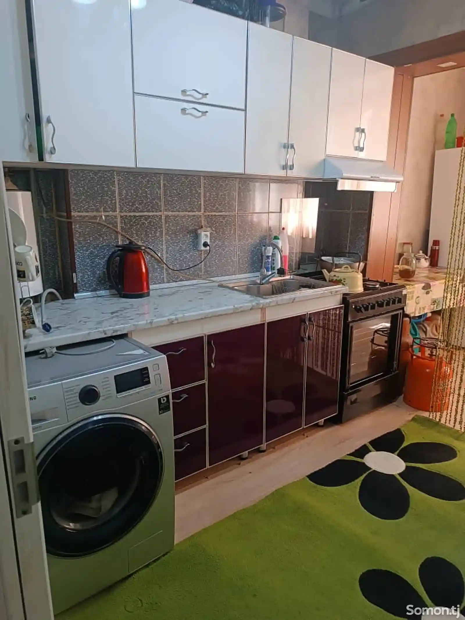 3-комн. квартира, 1 этаж, 65 м², Роғун-8