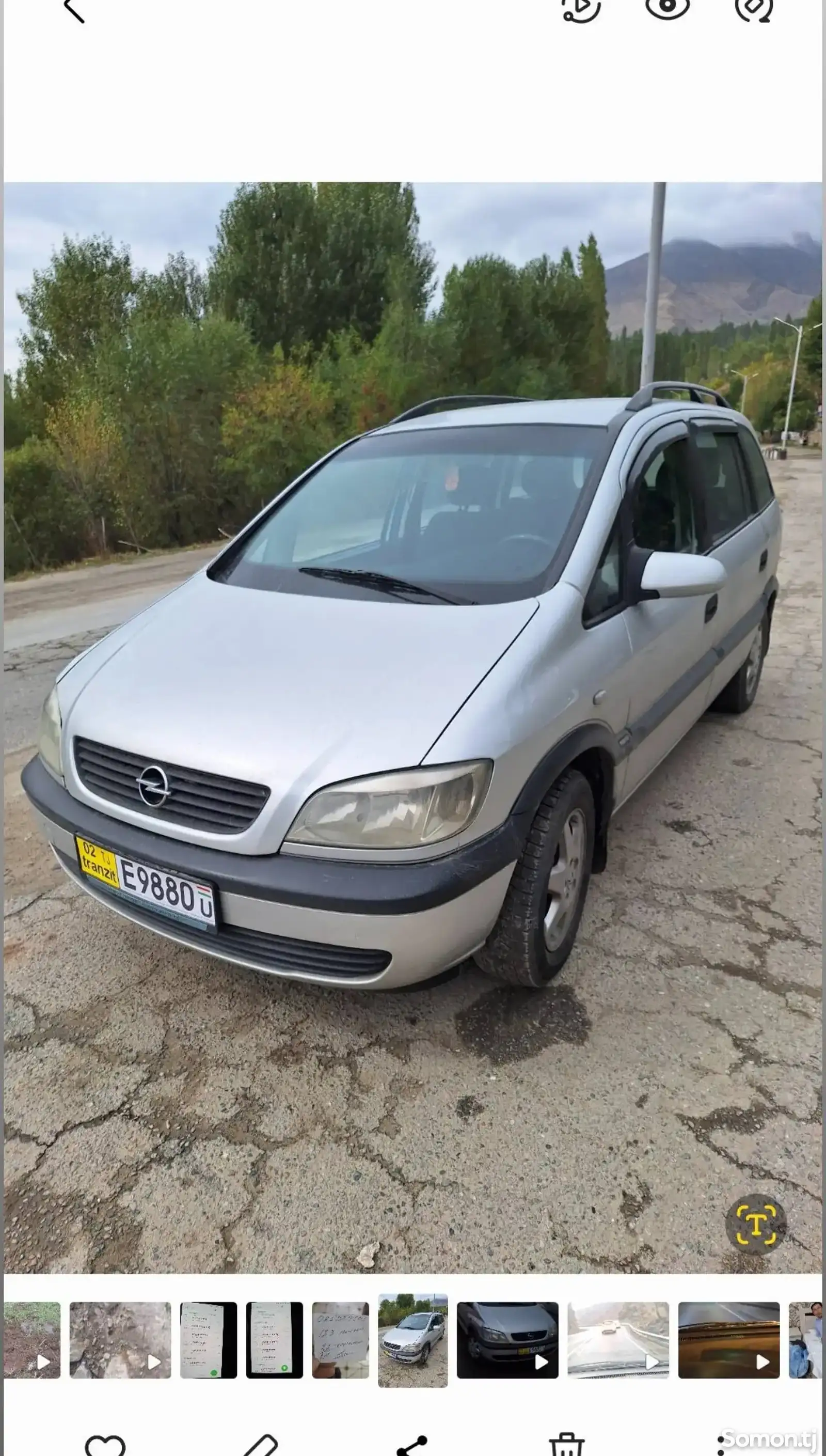 Opel Zafira, 1999