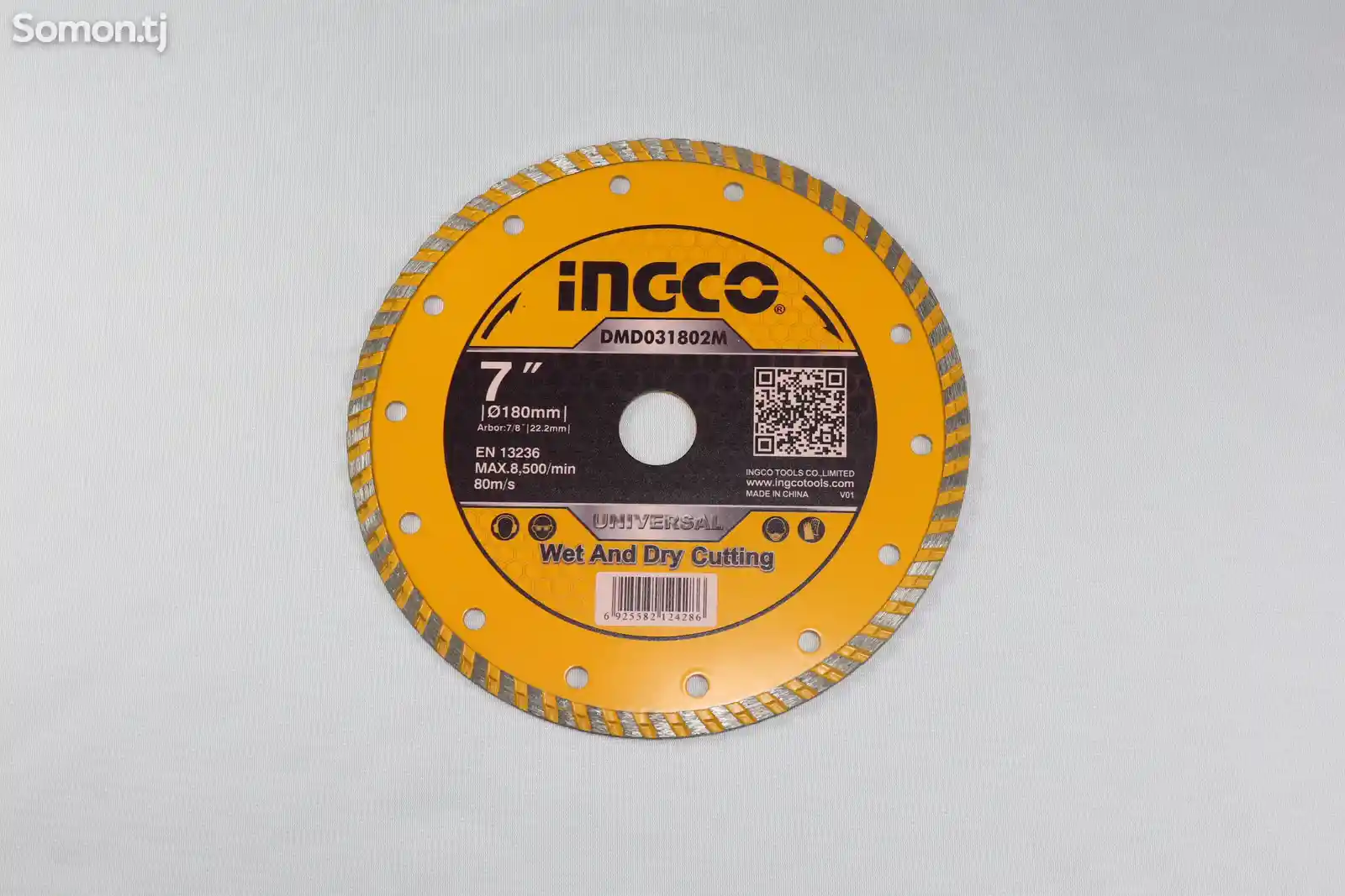 Алмазный режущий диск INCCO 180мм DMD031802M