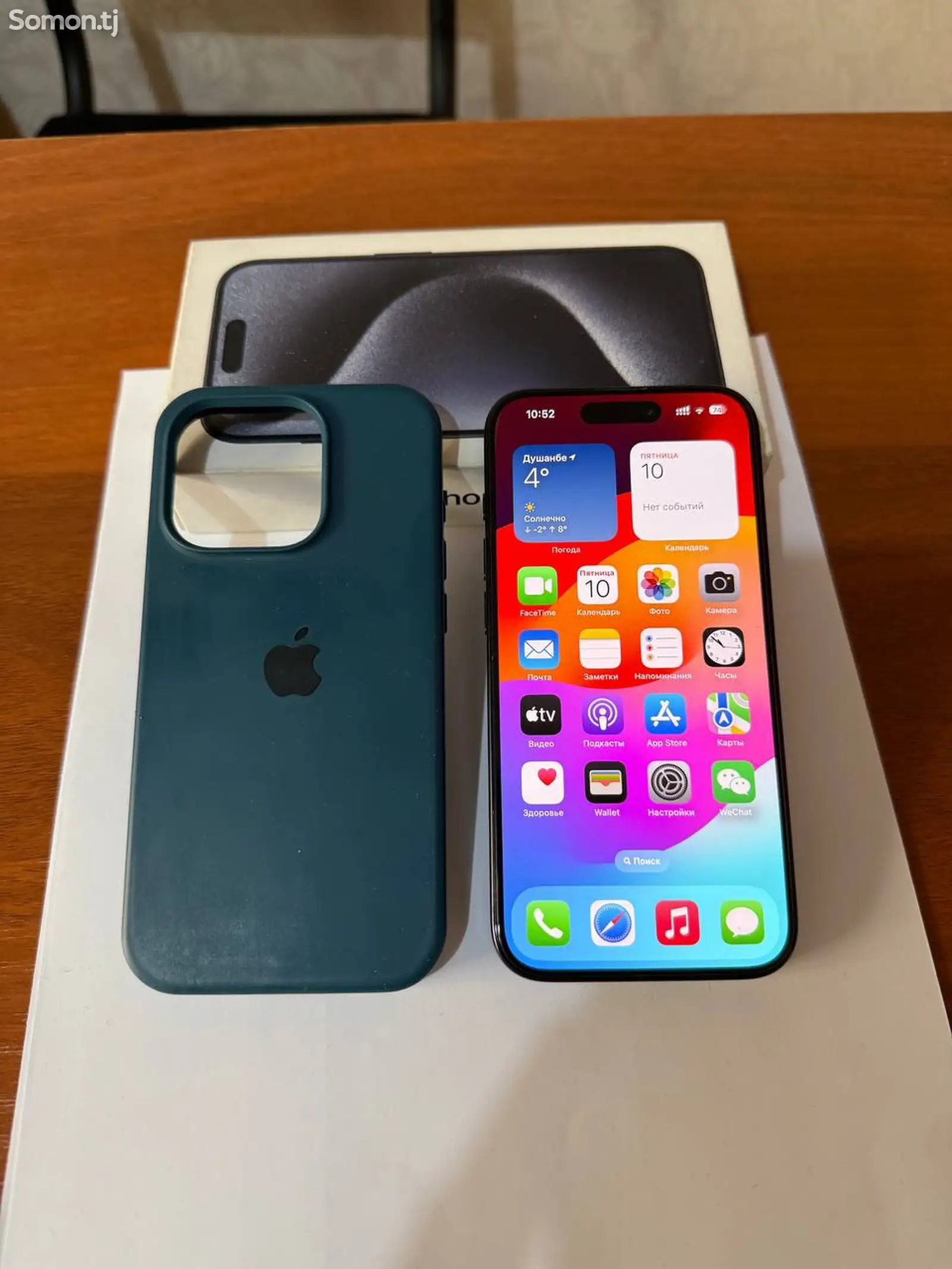 Apple iPhone 15 Pro, 128 gb, Blue Titanium-1