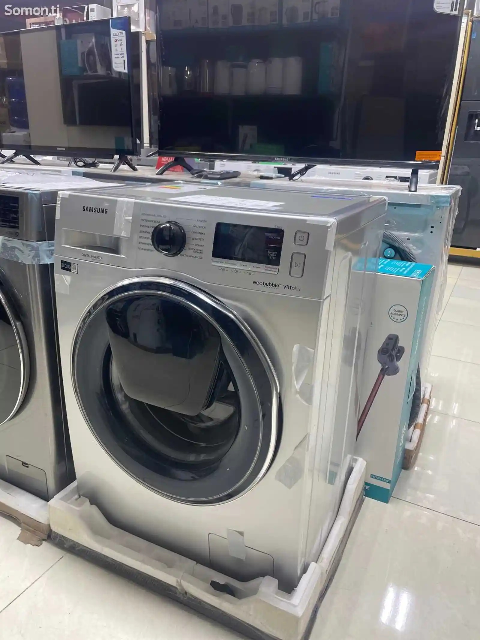 Стиральная машина Samsung 8kg серый add wash-1