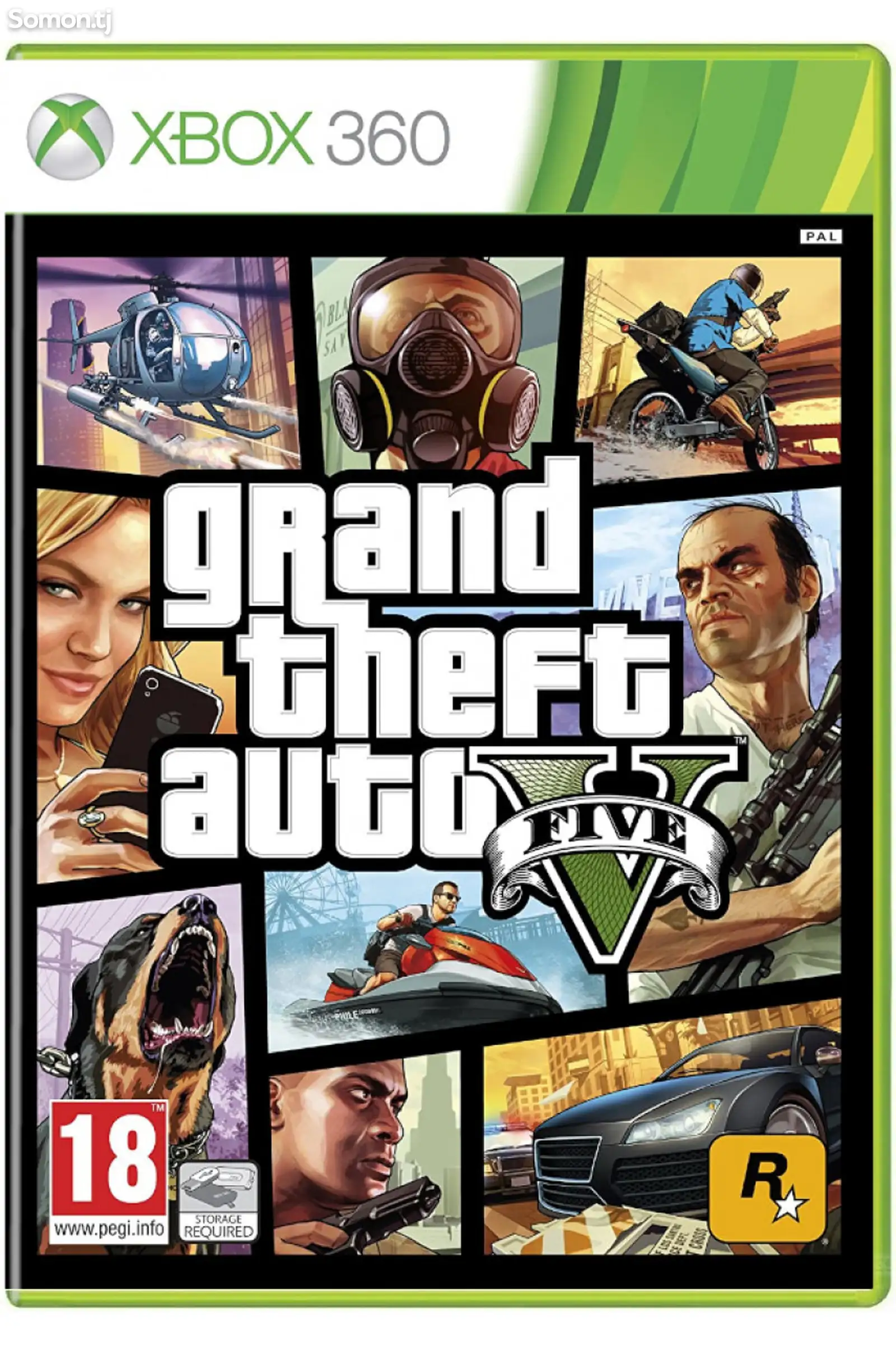 Игра Grand Theft Auto V для xbox 360