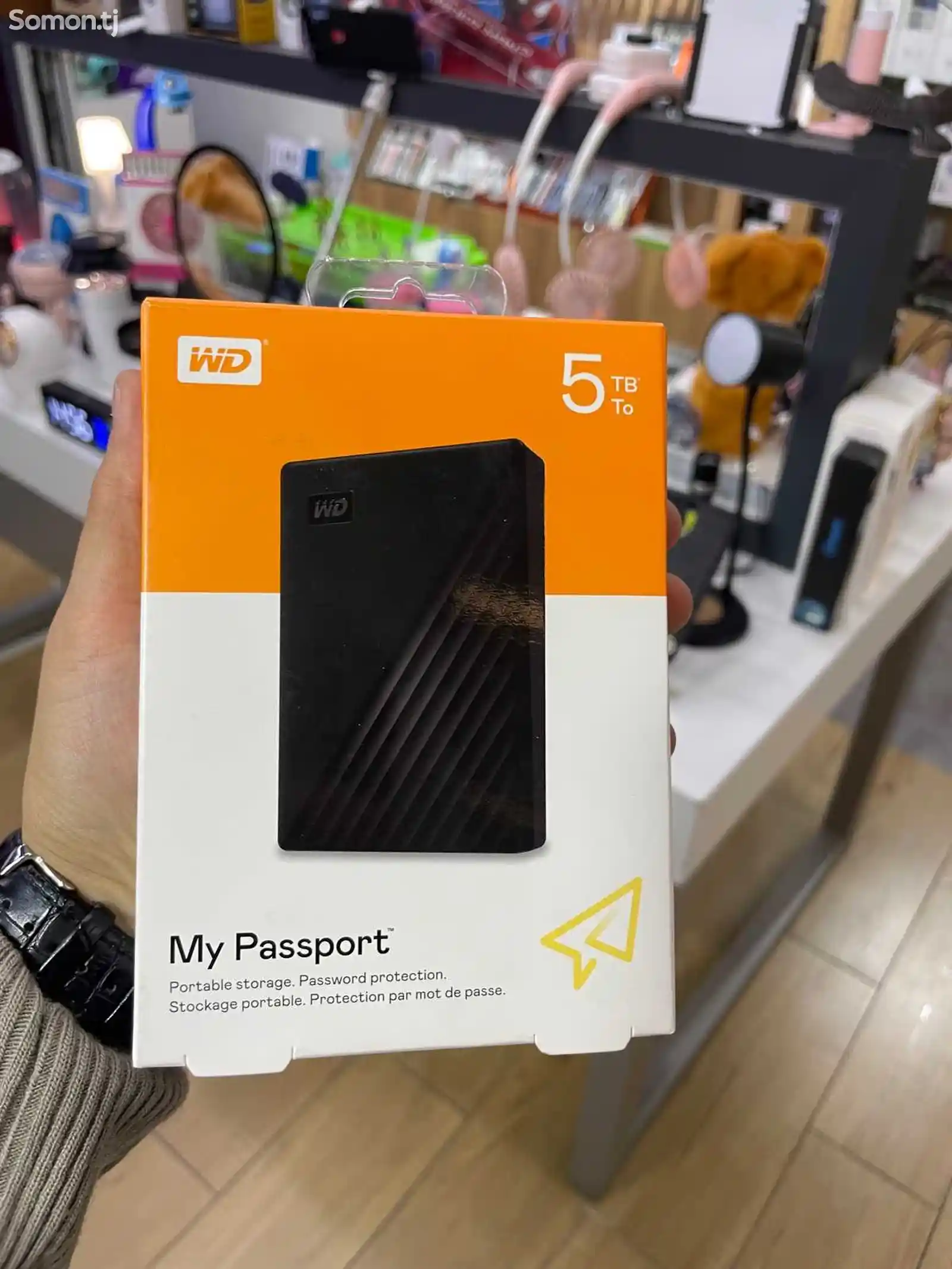 Внешний жесткий диск Western Digital My Passport 5TB-1