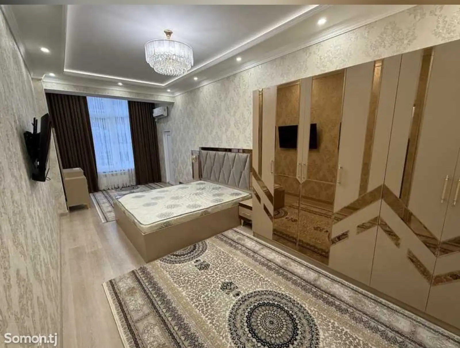 3-комн. квартира, 7 этаж, 115м², Сомони-1