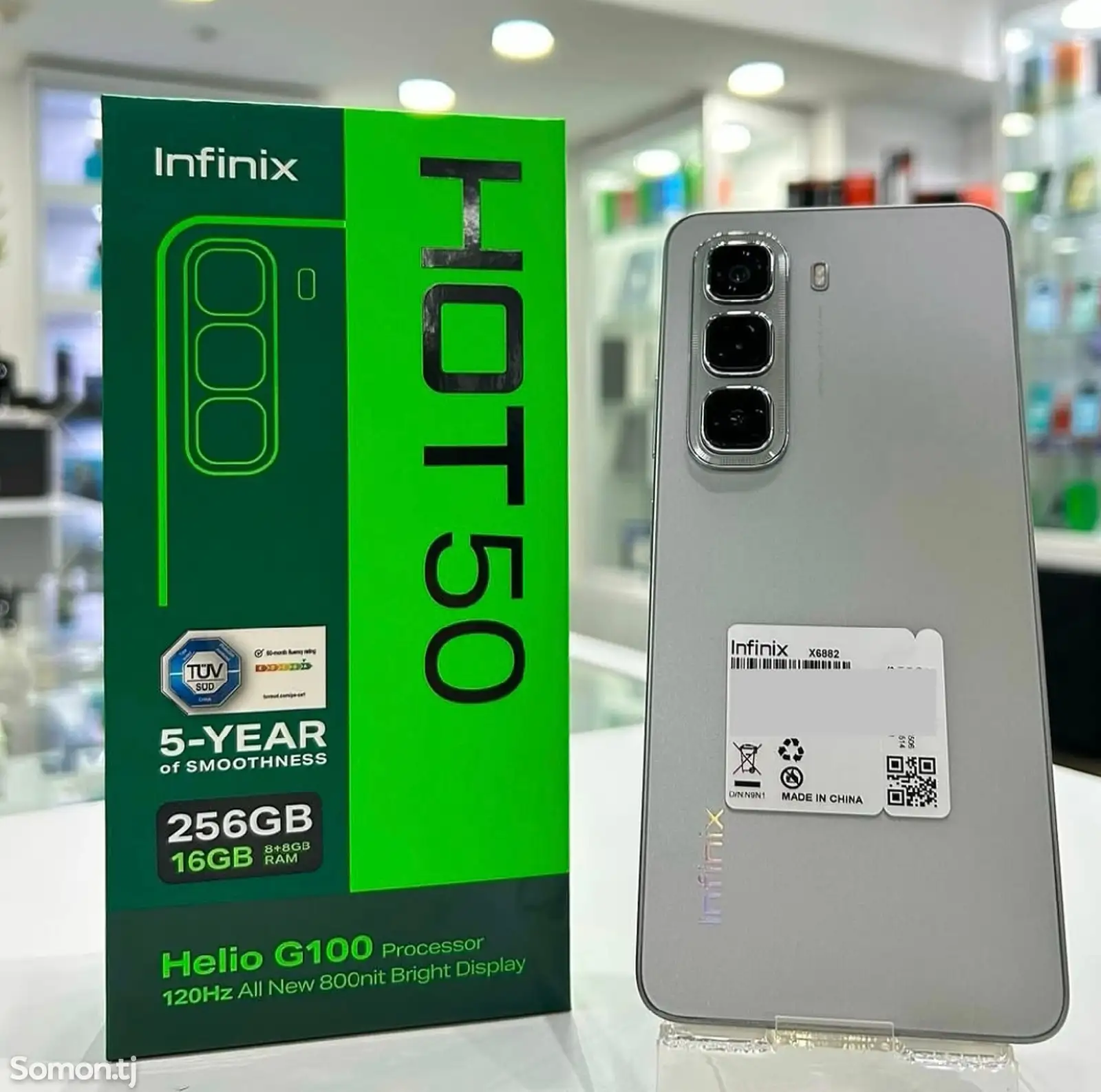 infinix Hot 50 16/128Gb titanium-1