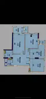 3-комн. квартира, 9 этаж, 93 м², Шохмансур-2