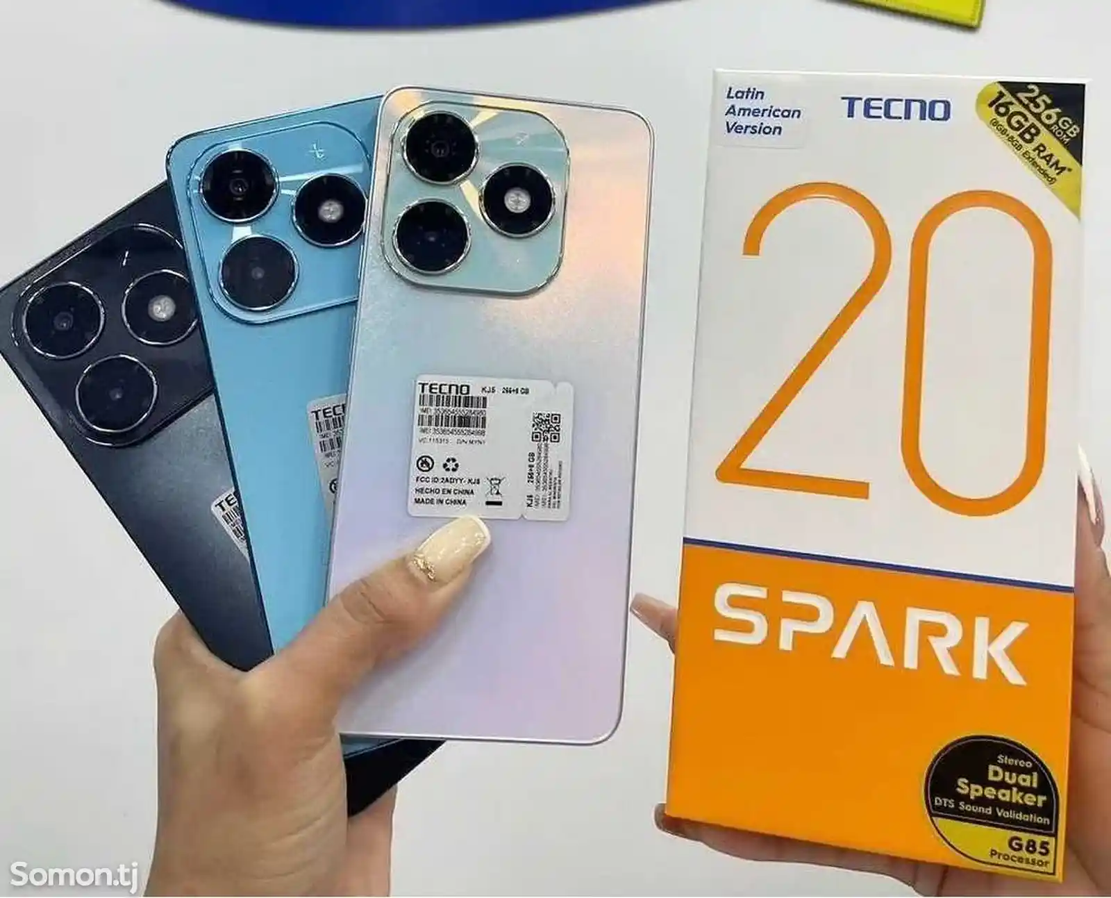 Tecno Spark 20 8/128Gb blue-1