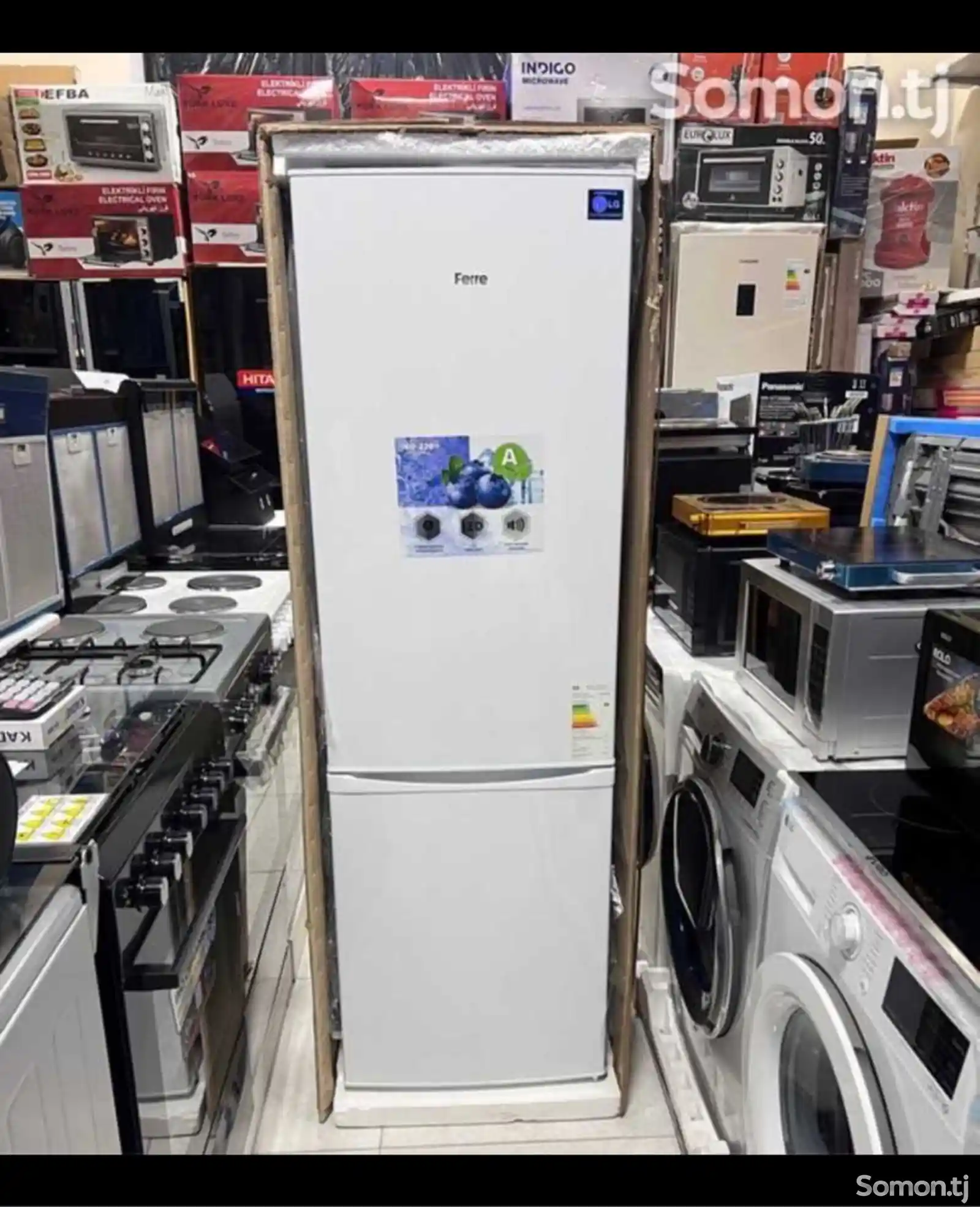 Холодильник LG motors White-1