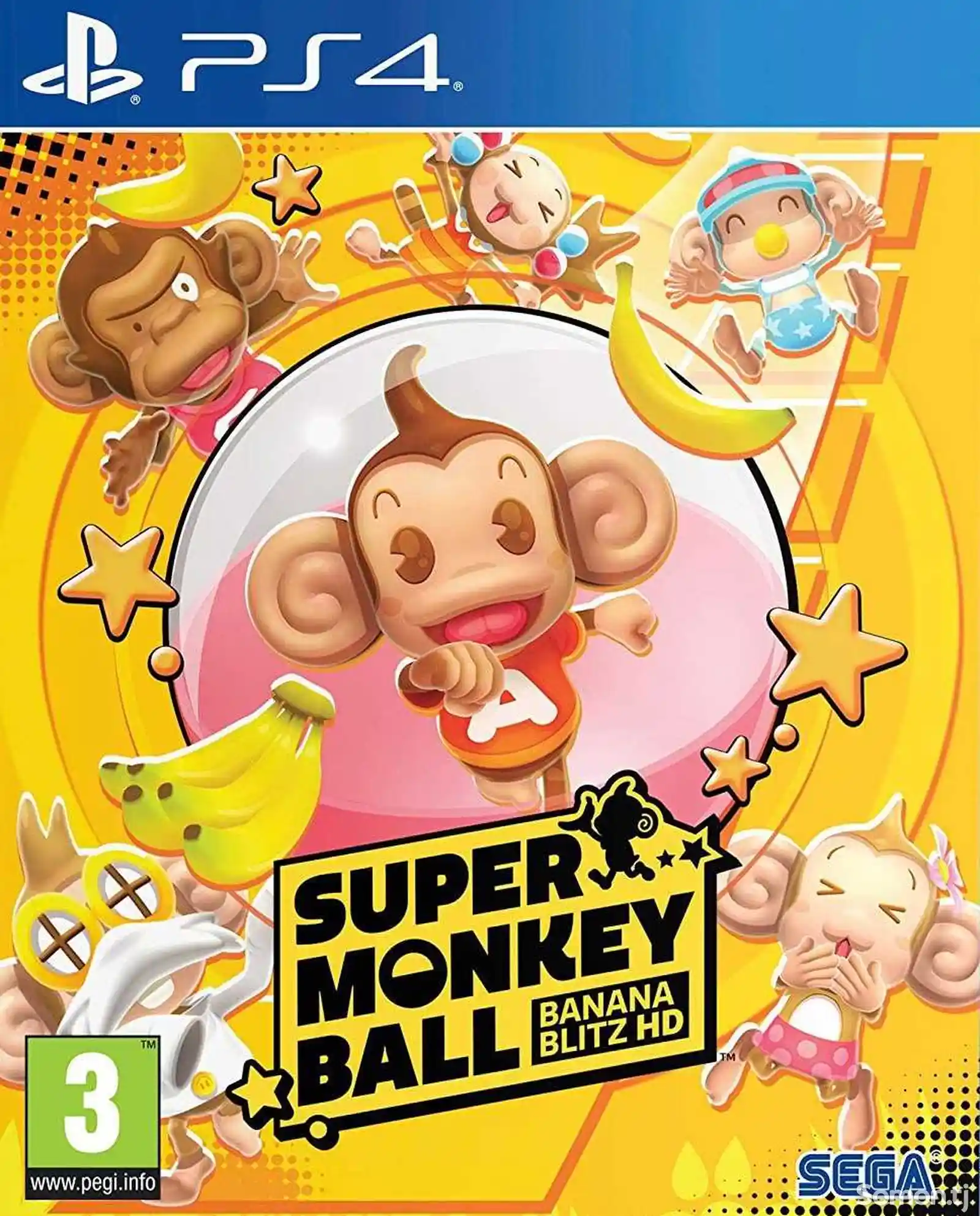 Игра Super monkey ball banana mania для PS-4 / 5.05 / 6.72 / 7.02 / 9.00 /-1