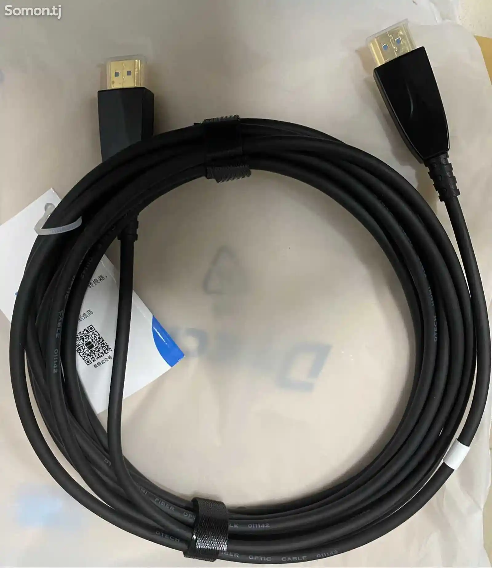 HDMI кабель оптический без потерь v 2.0 UHD 4K 18 Gbps-5m-1