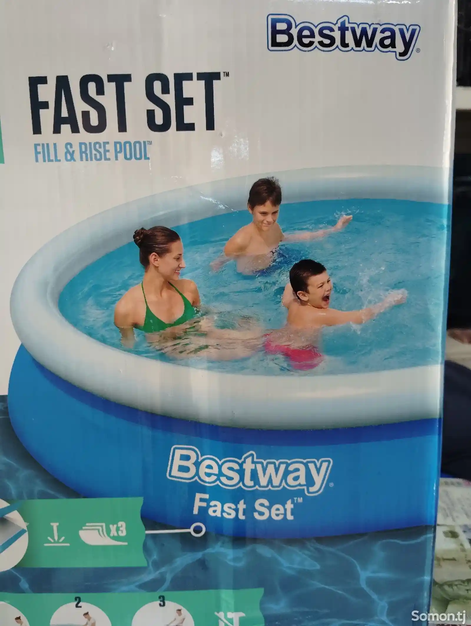 Надувной бассейн Bestway 366см-2