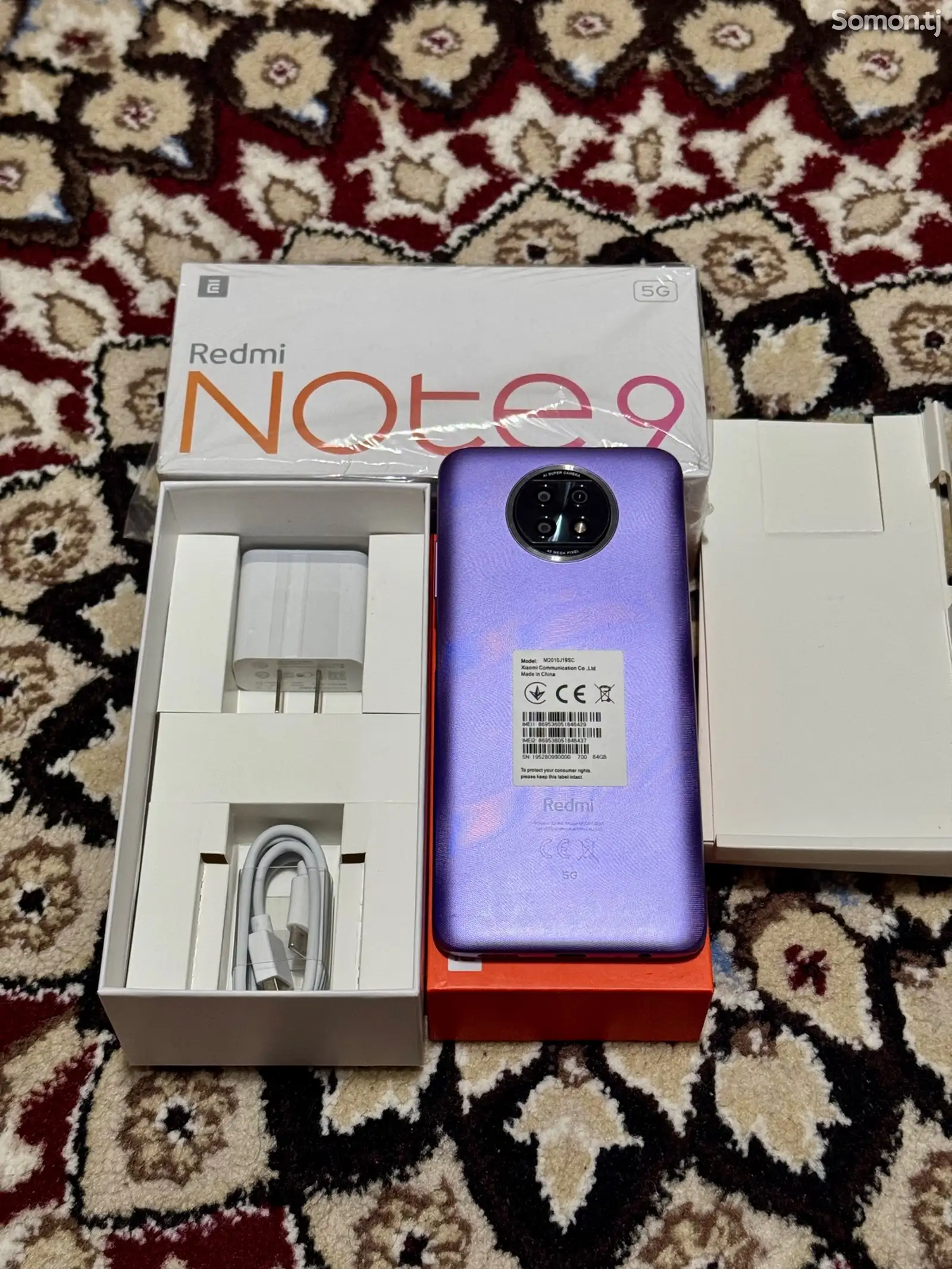 Xiaomi Redmi Note 9 5G 64GB Pink-1