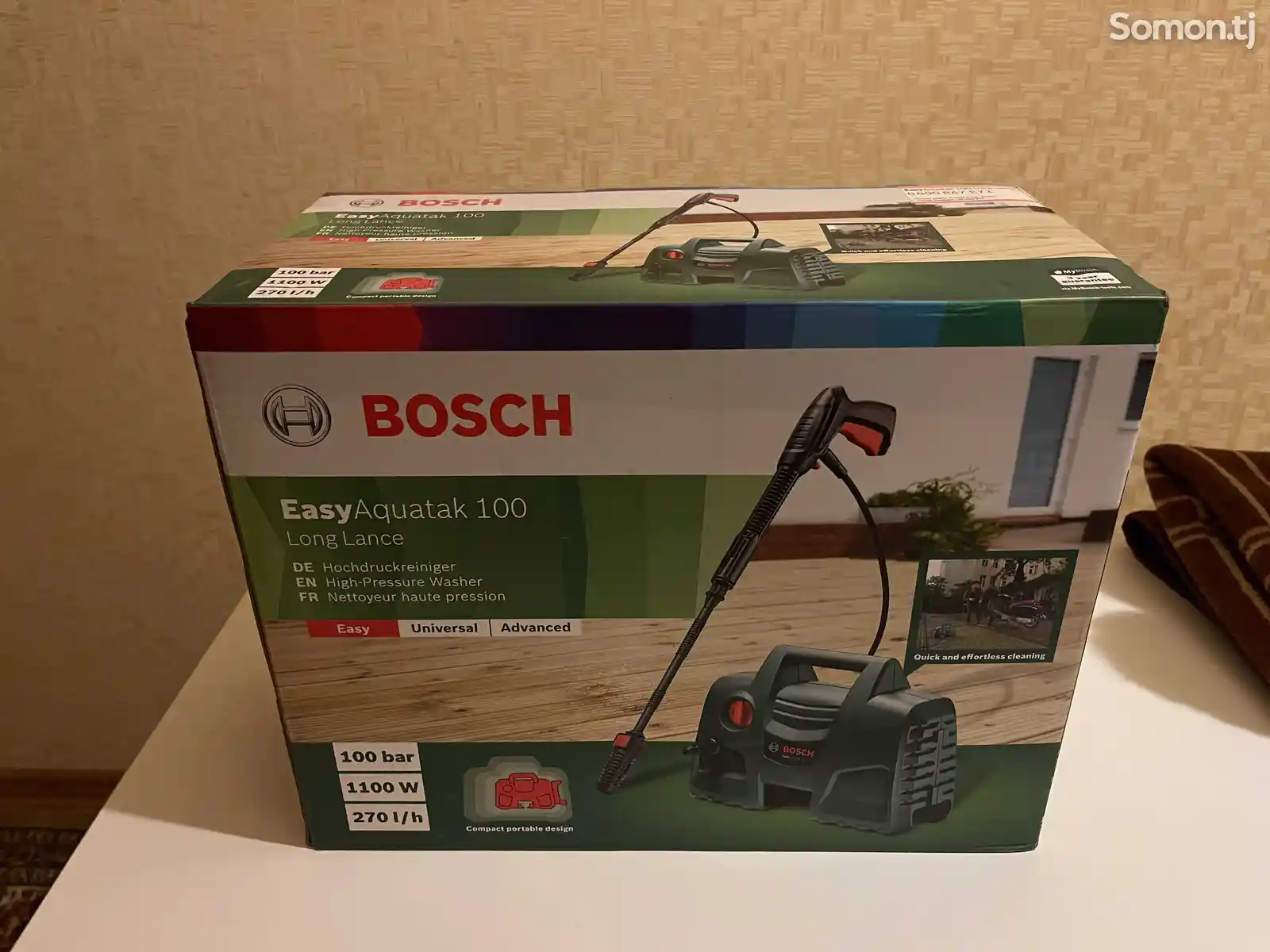 Минимойка Bosch EasyAquatak 100 Long Lance-1