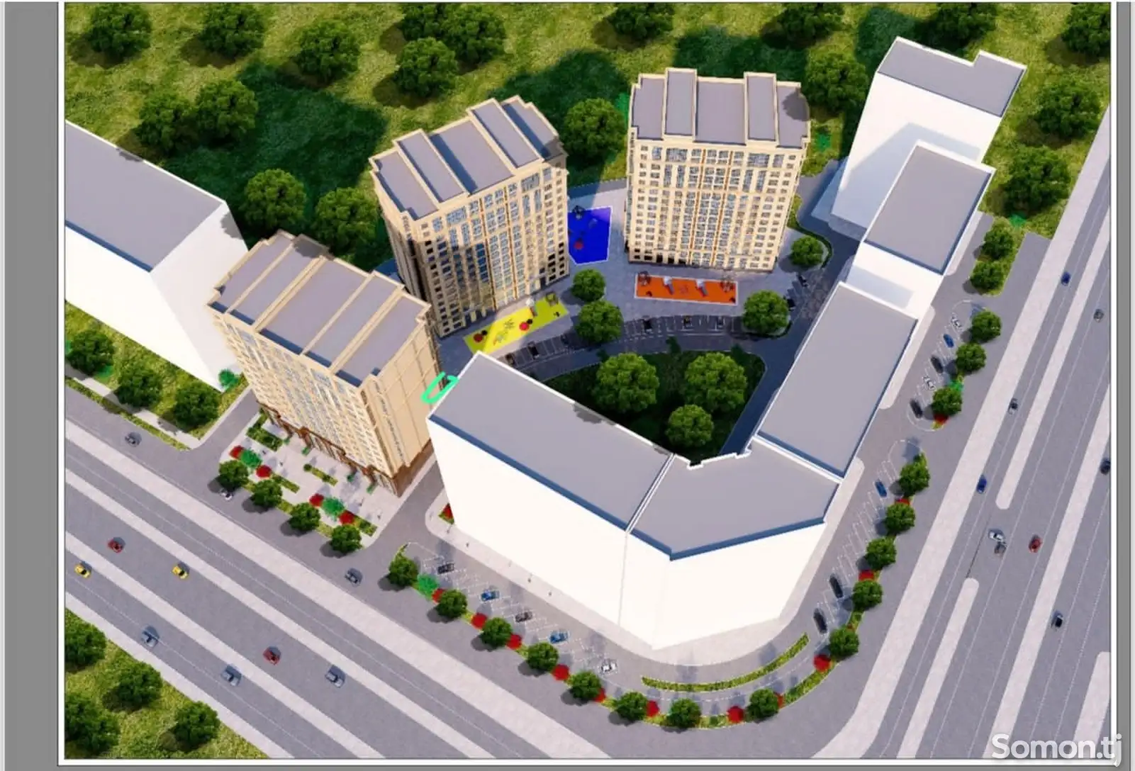 2-комн. квартира, 7 этаж, 72 м², қазоқон-4