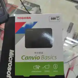 Внешний жёсткий диск Toshiba 500gb