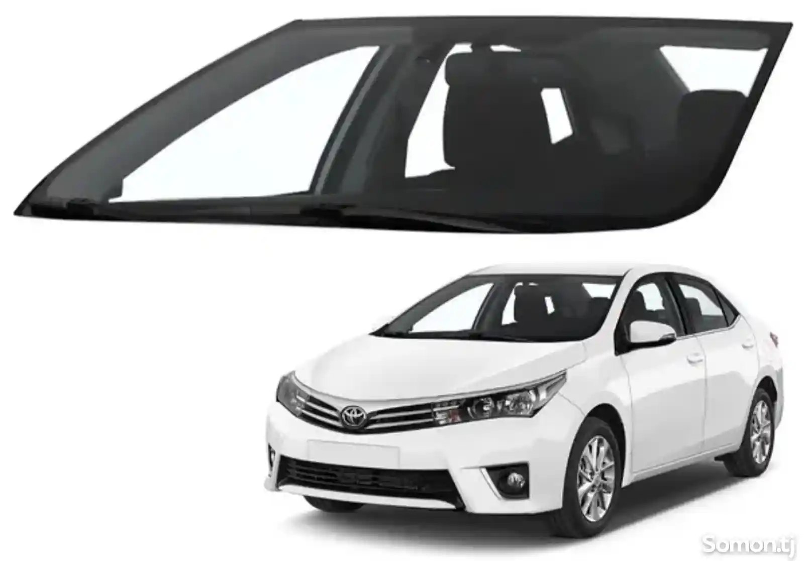 Лобовое стекло на Toyota Corolla 2016