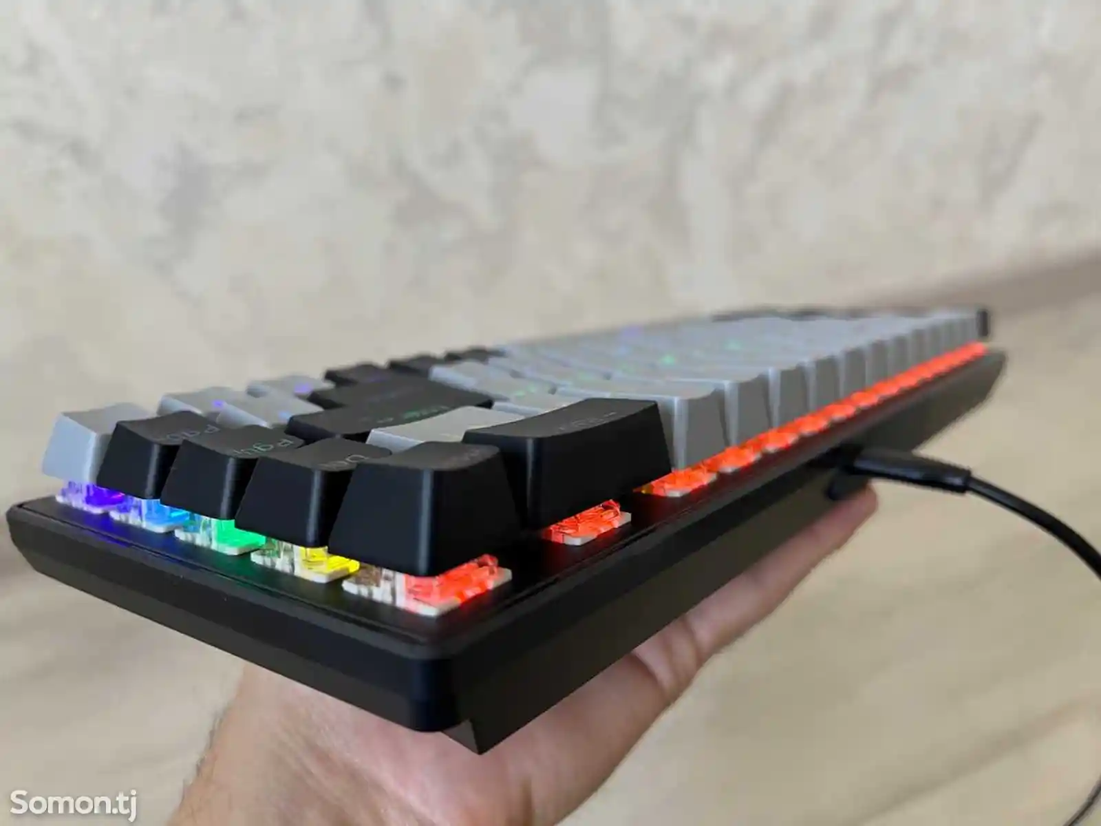 Мини механическая клавиатура с подсветкой-5