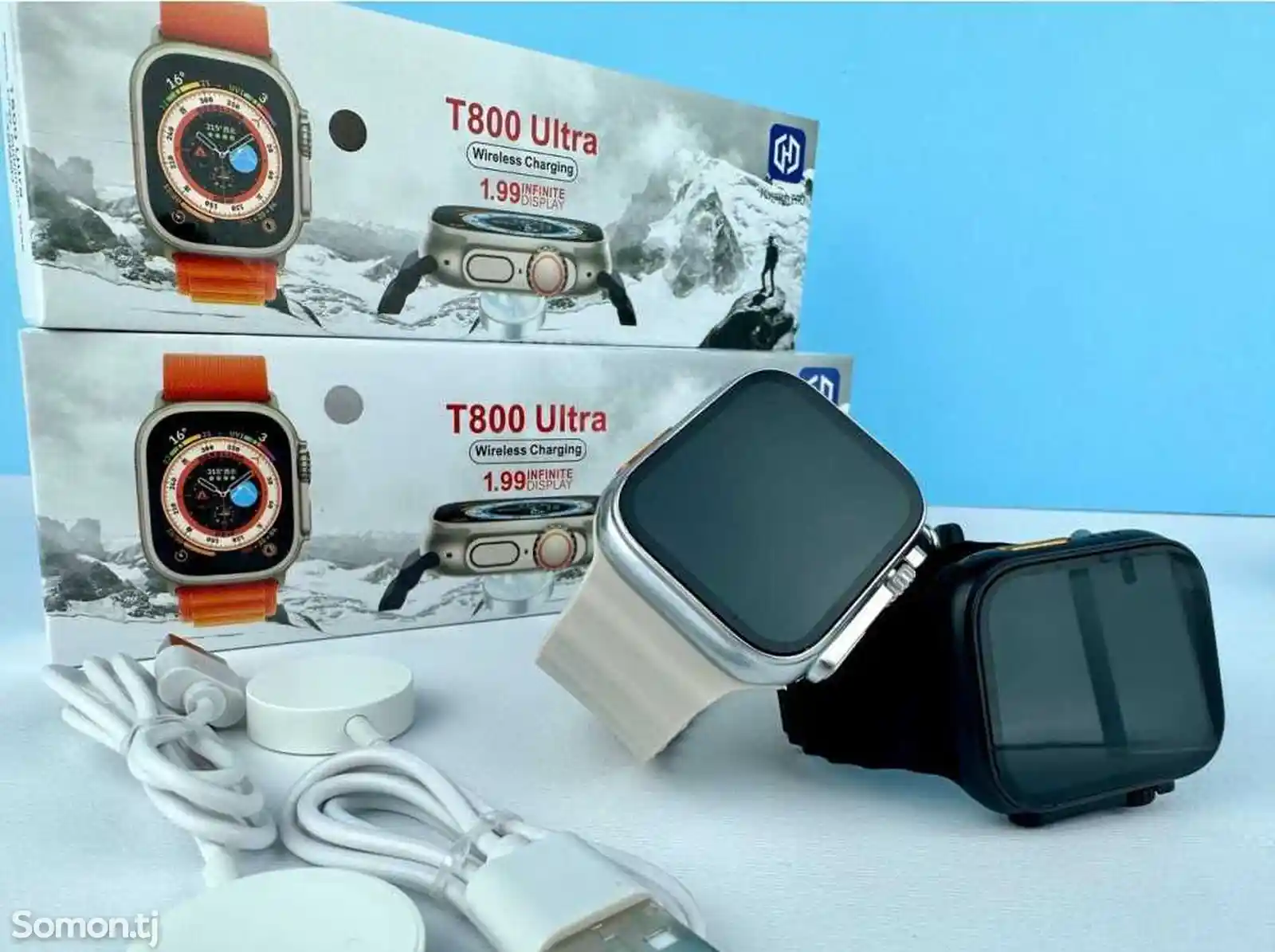 Смарт часы T800 ultra-3