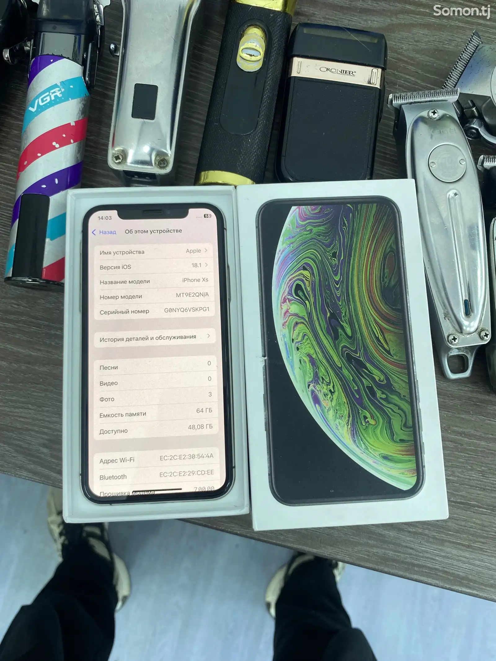 Apple iPhone Xs, 64 gb, Silver-1