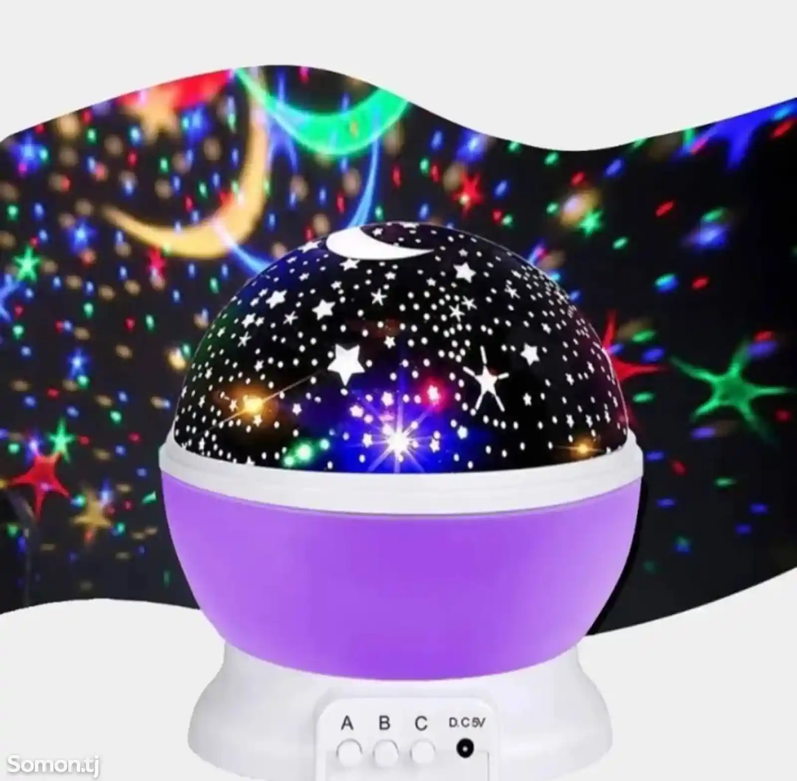 Ночник - проектор звездное небо Star Master Dream вращающийся в форме шара-4