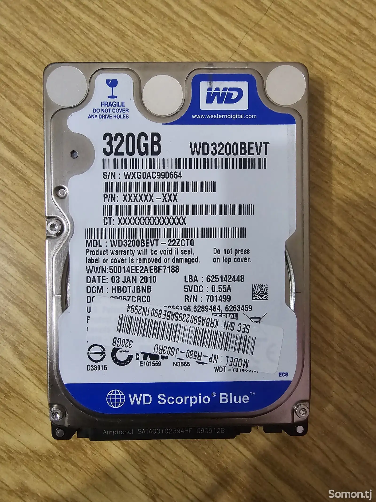 Жесткий диск 320gb для ноутбуков-1