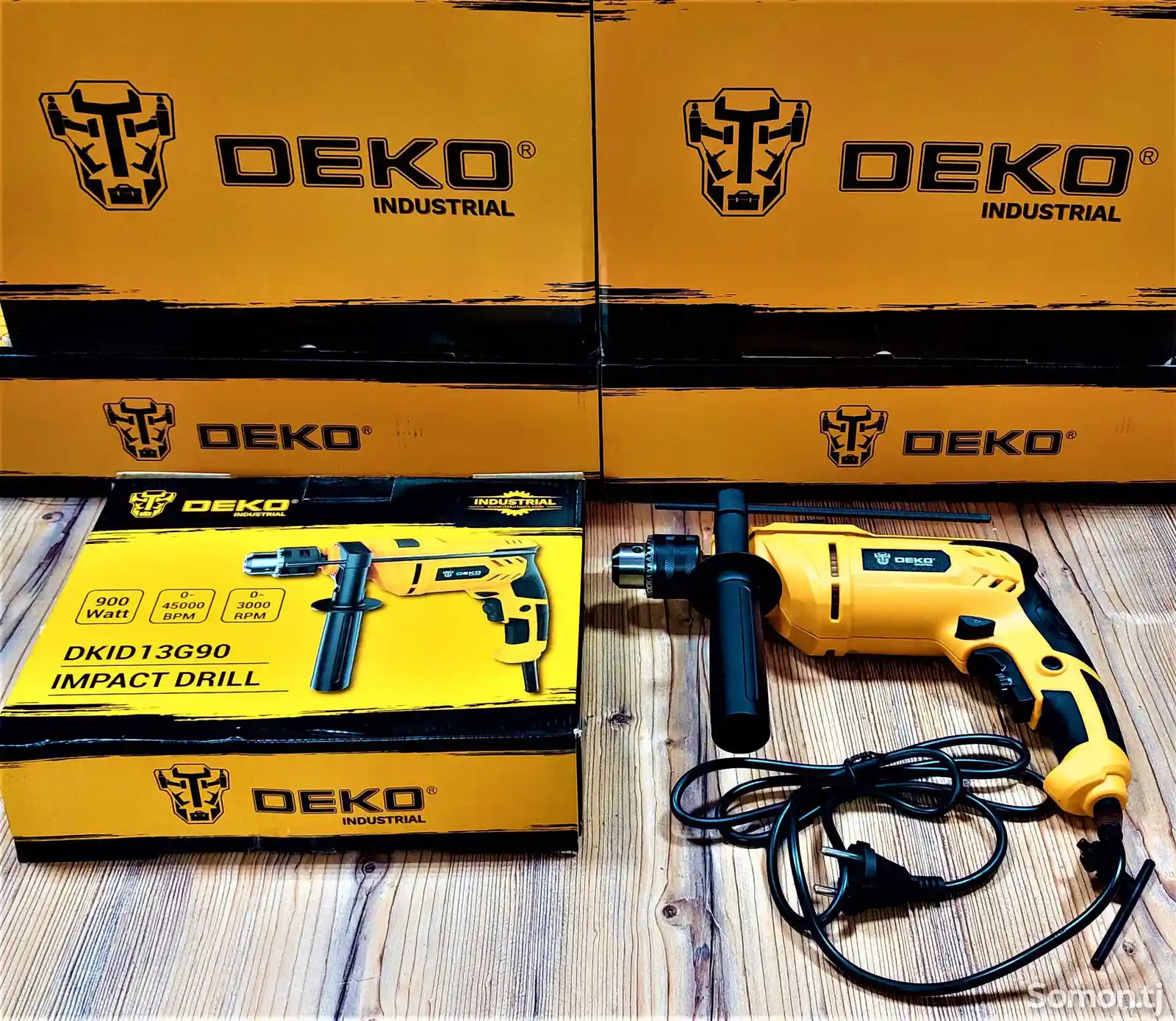 Дрель ударная 900W Deko DKID13G90-1