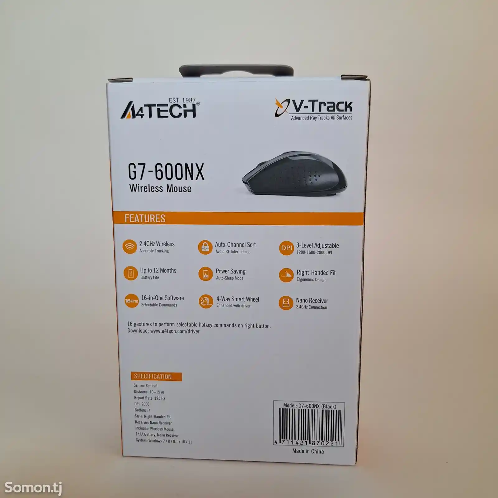 Мышка A4Tech G7-600NX-2