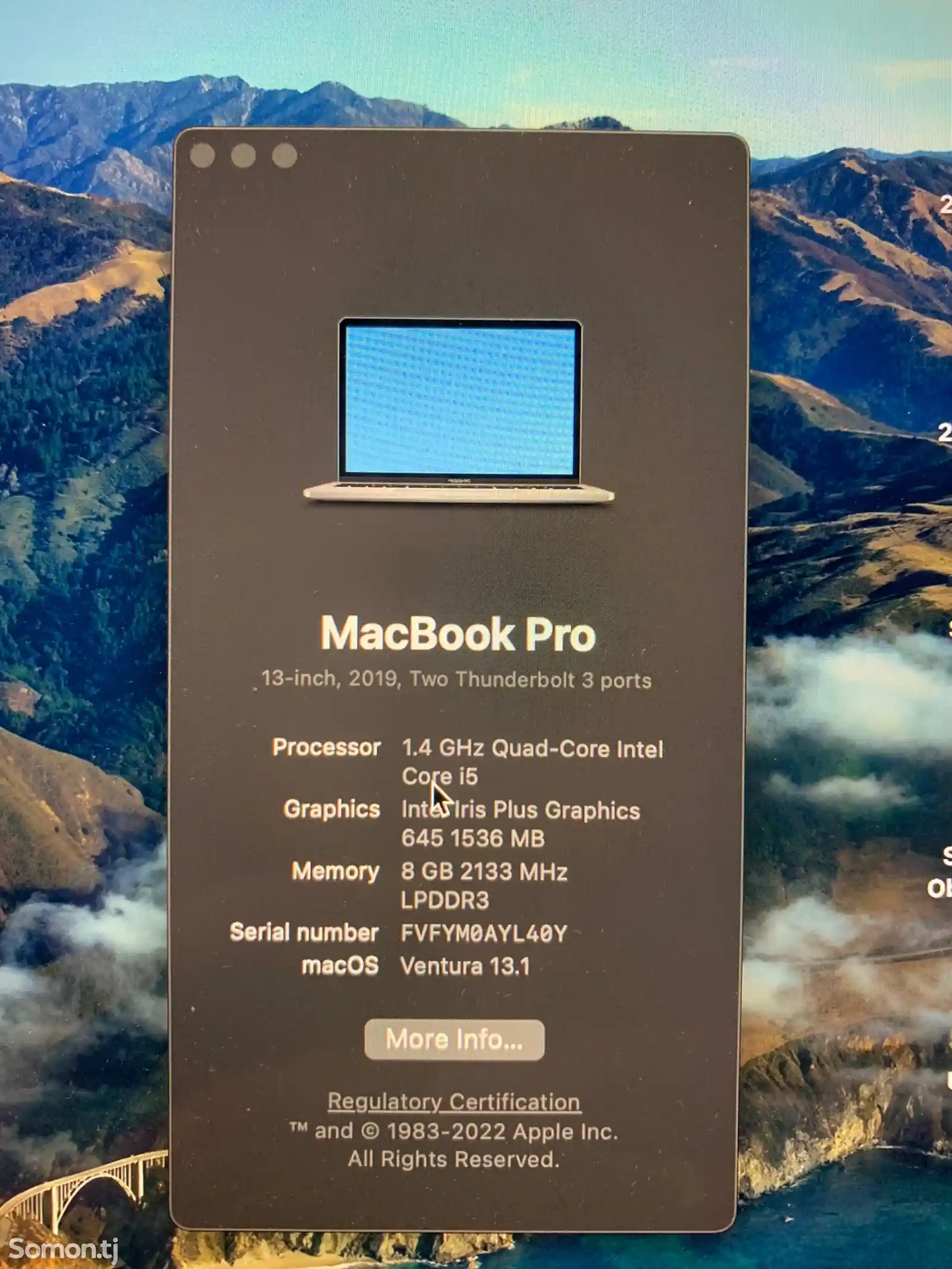 Ноутбук AppleMacBook Pro-3