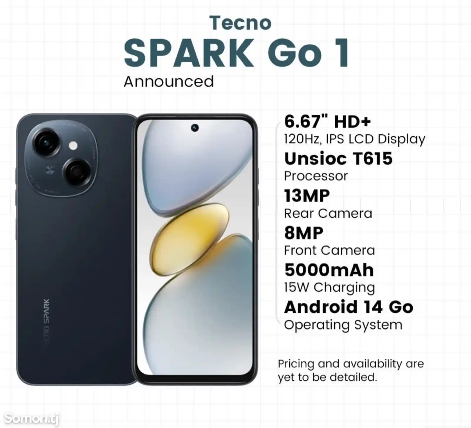 Tecno Spark Go one 3+3/64gb-8