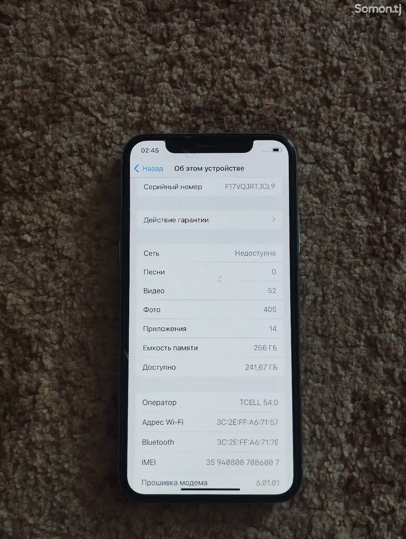 Apple iPhone X, 256 gb, Silver-2