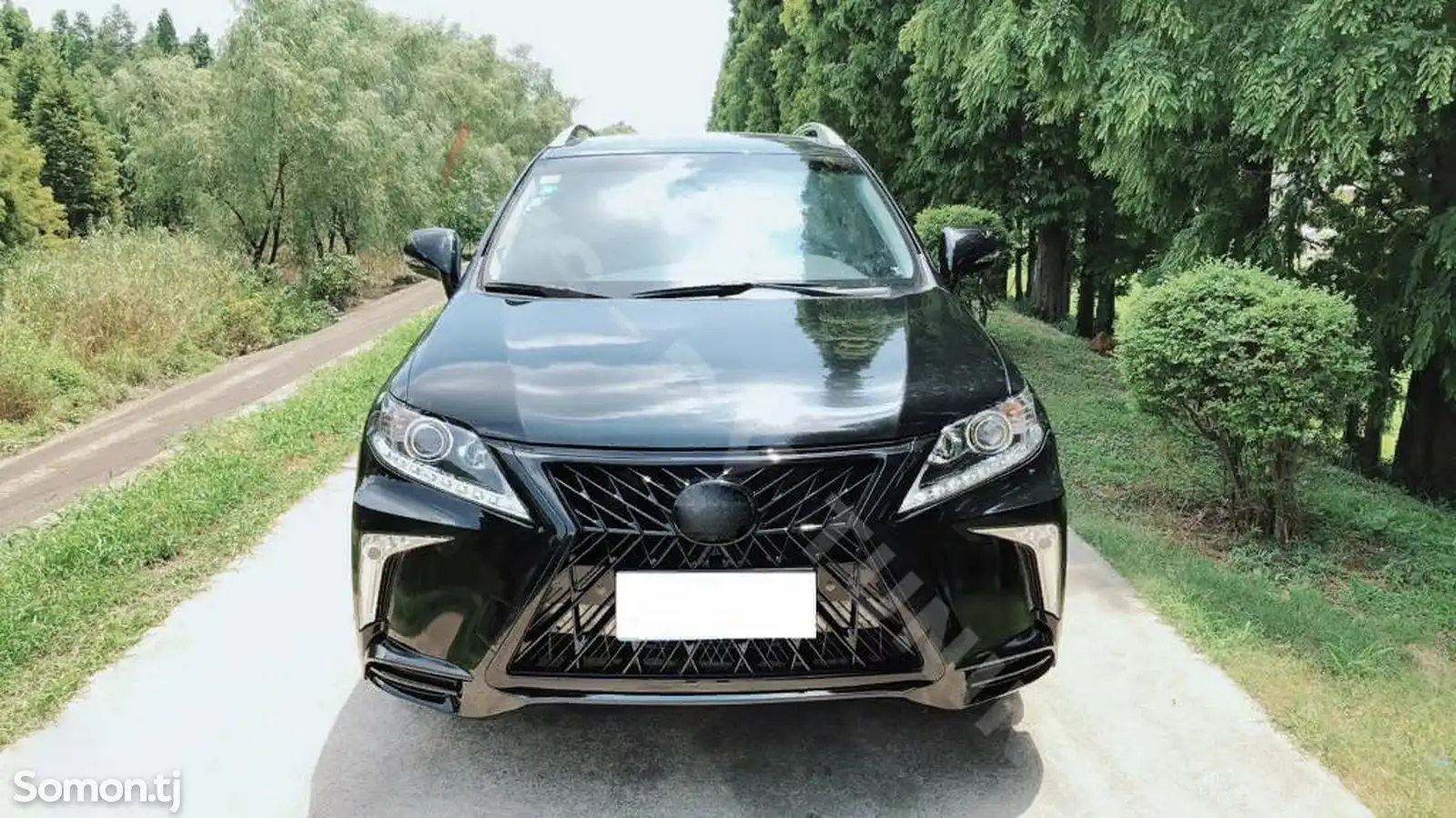 Бампер в сборе для Lexus RX 2010-2015 в стиле LX570-2