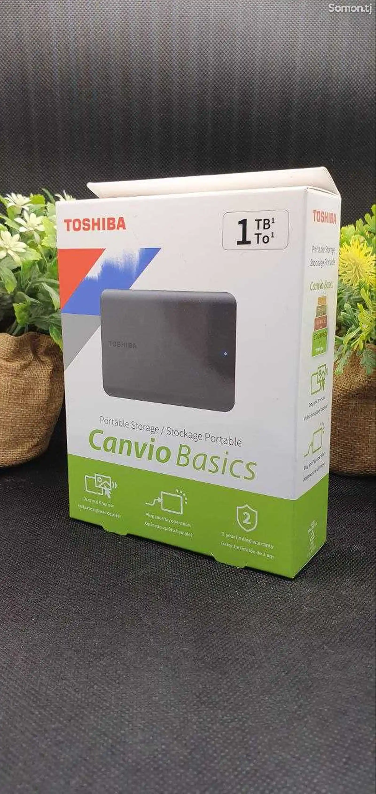 Внешний HDD Toshiba Canvio Basics 1TB