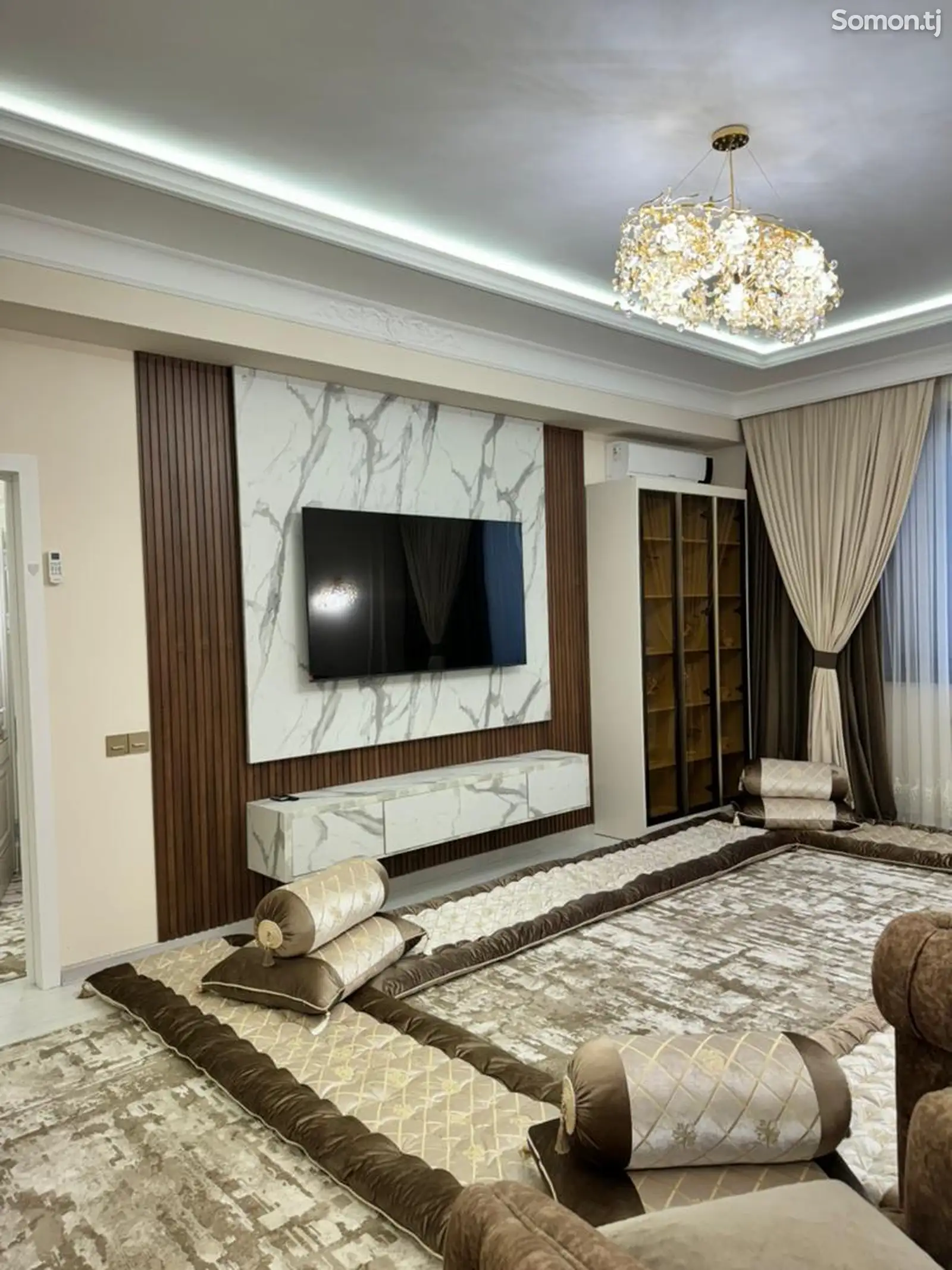 2-комн. квартира, 14 этаж, 86 м², Сомони-2