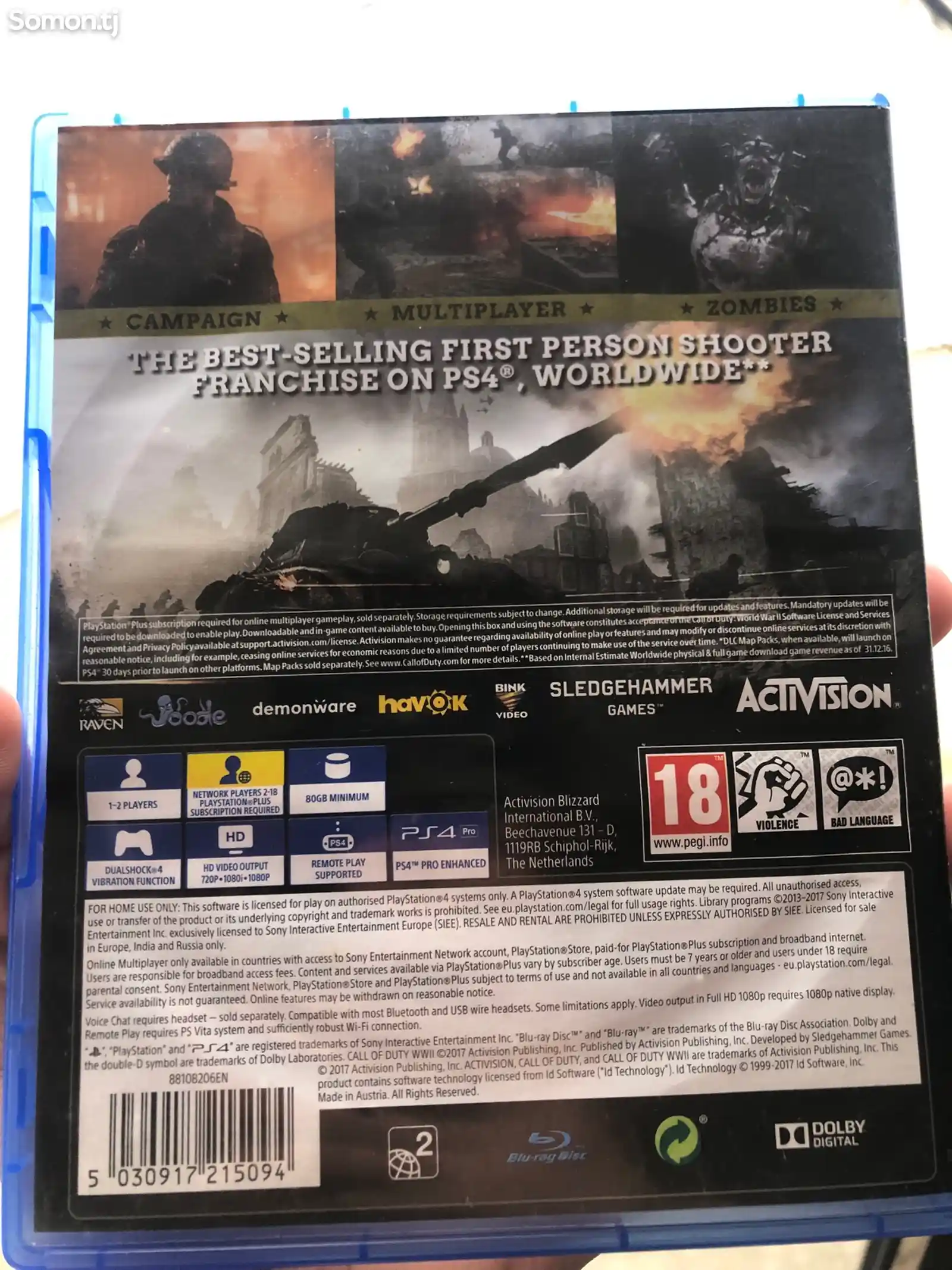 Игра Call Of Duty WW2 для PlayStation 4-2