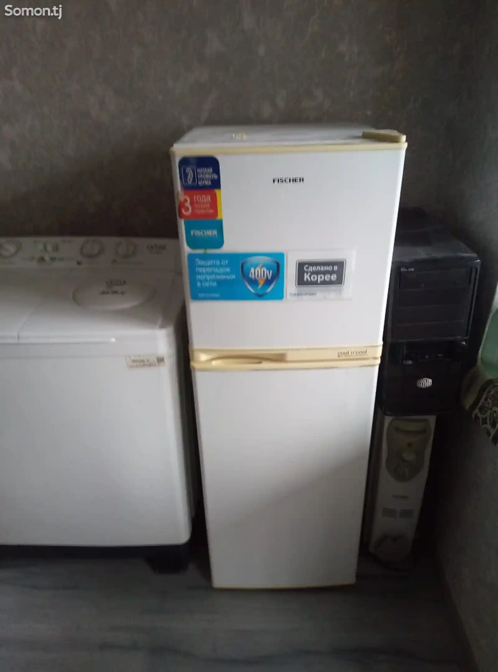 Стиральная машина полуавтомат и холодильник-2