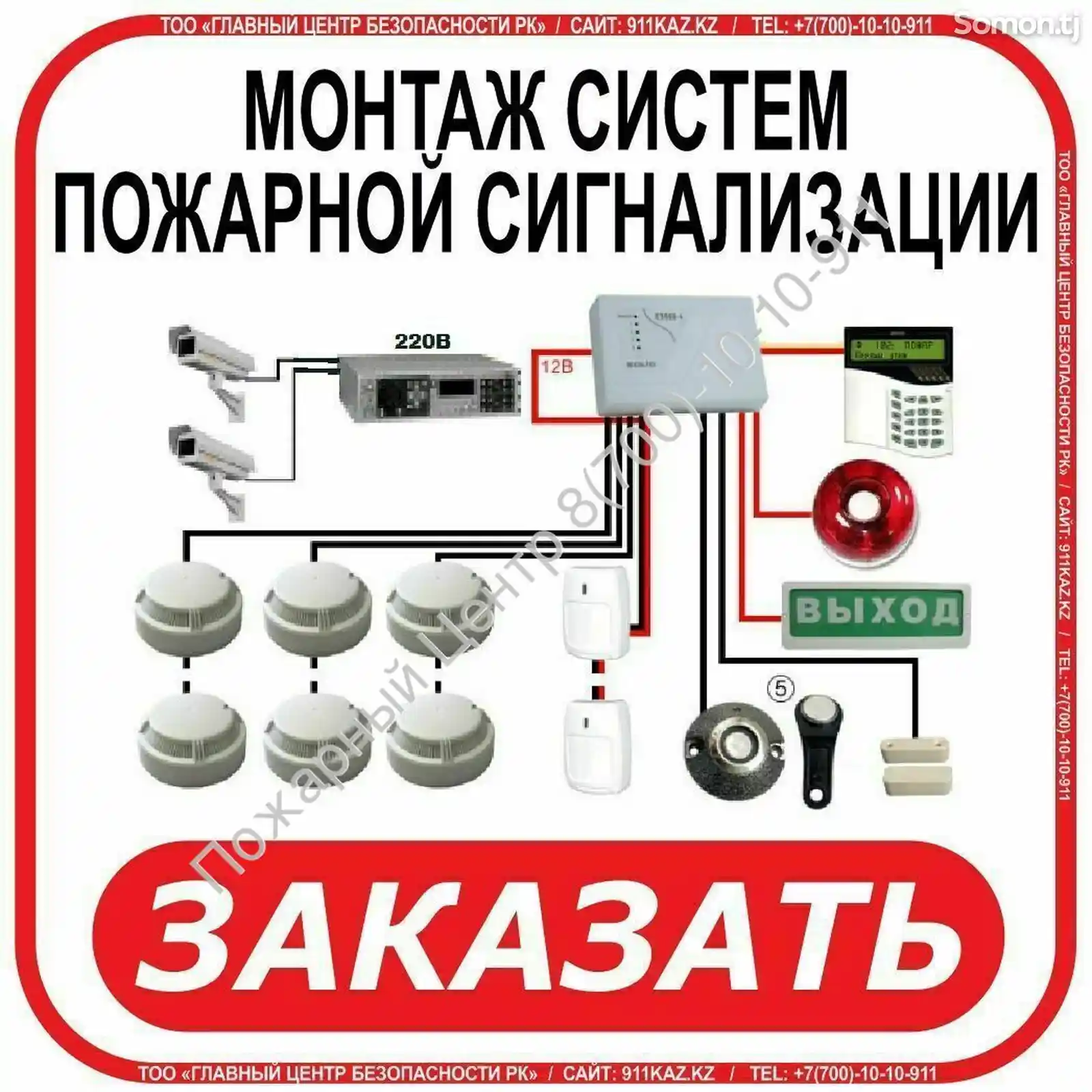 Услуги установки оборудования систем безопасности-2