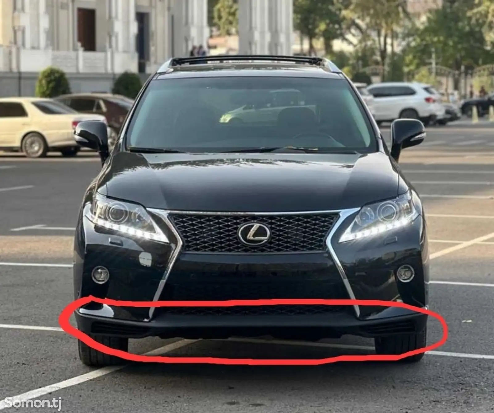 Передняя губа от lexus rx 2010-2015-3