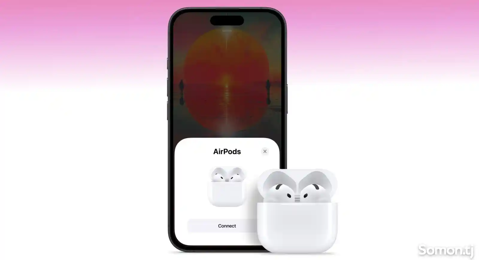 Беспроводные наушники airpods 4 с функцией шумоподавления-2