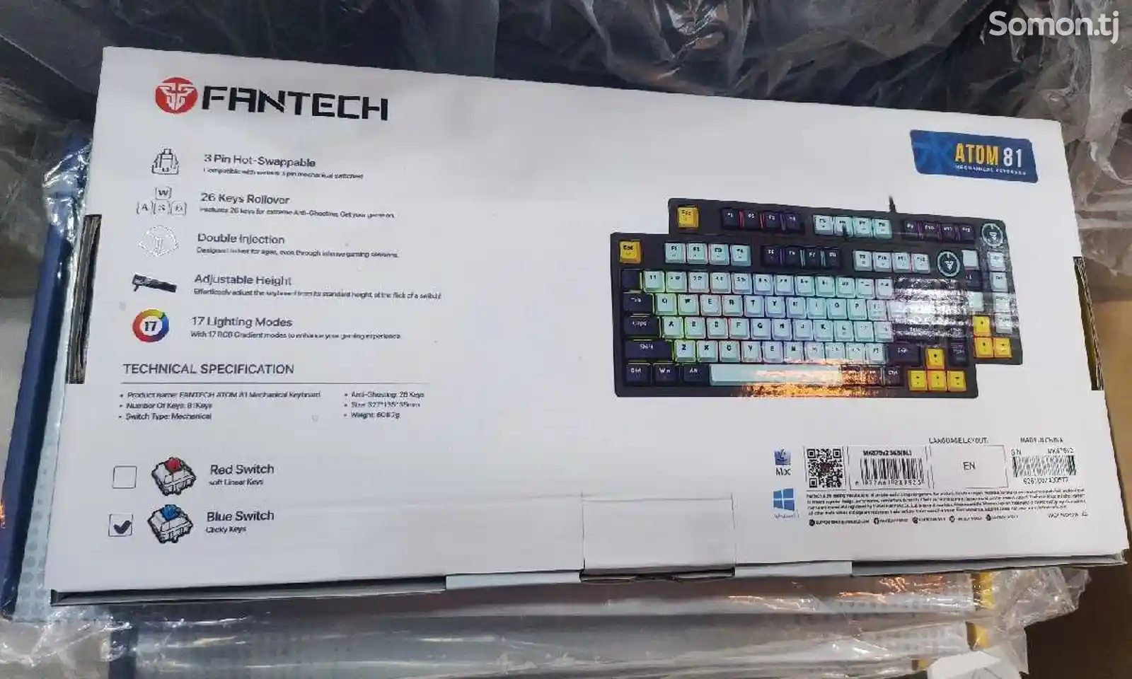 Клавиатура Fantech Atom 81-4