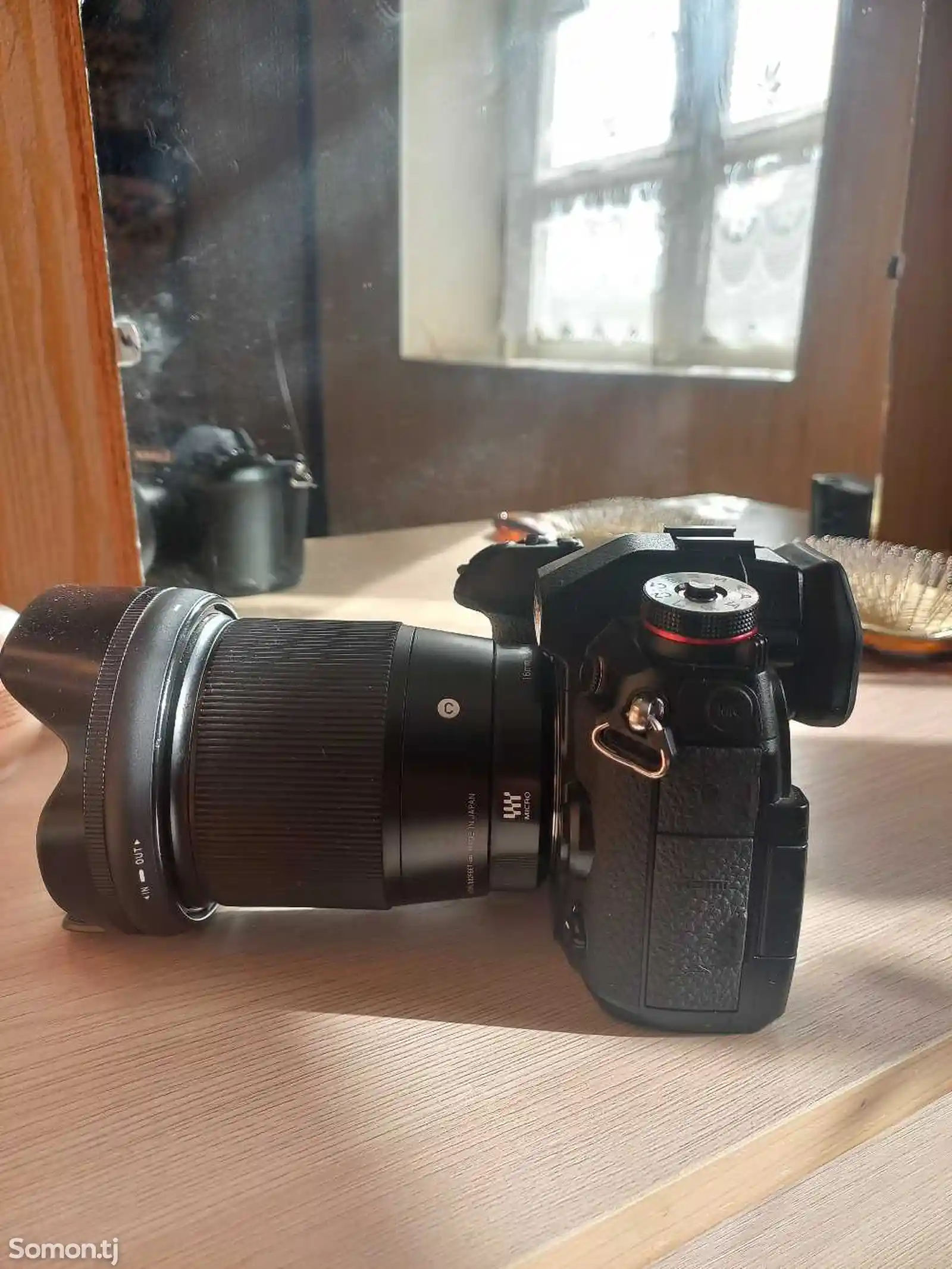 Фотоаппарат Lumix G9+ Объектив Sigma 16mm f1.4-4