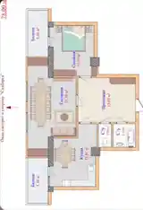 2-комн. квартира, 7 этаж, 74 м², Зелёный базар-2