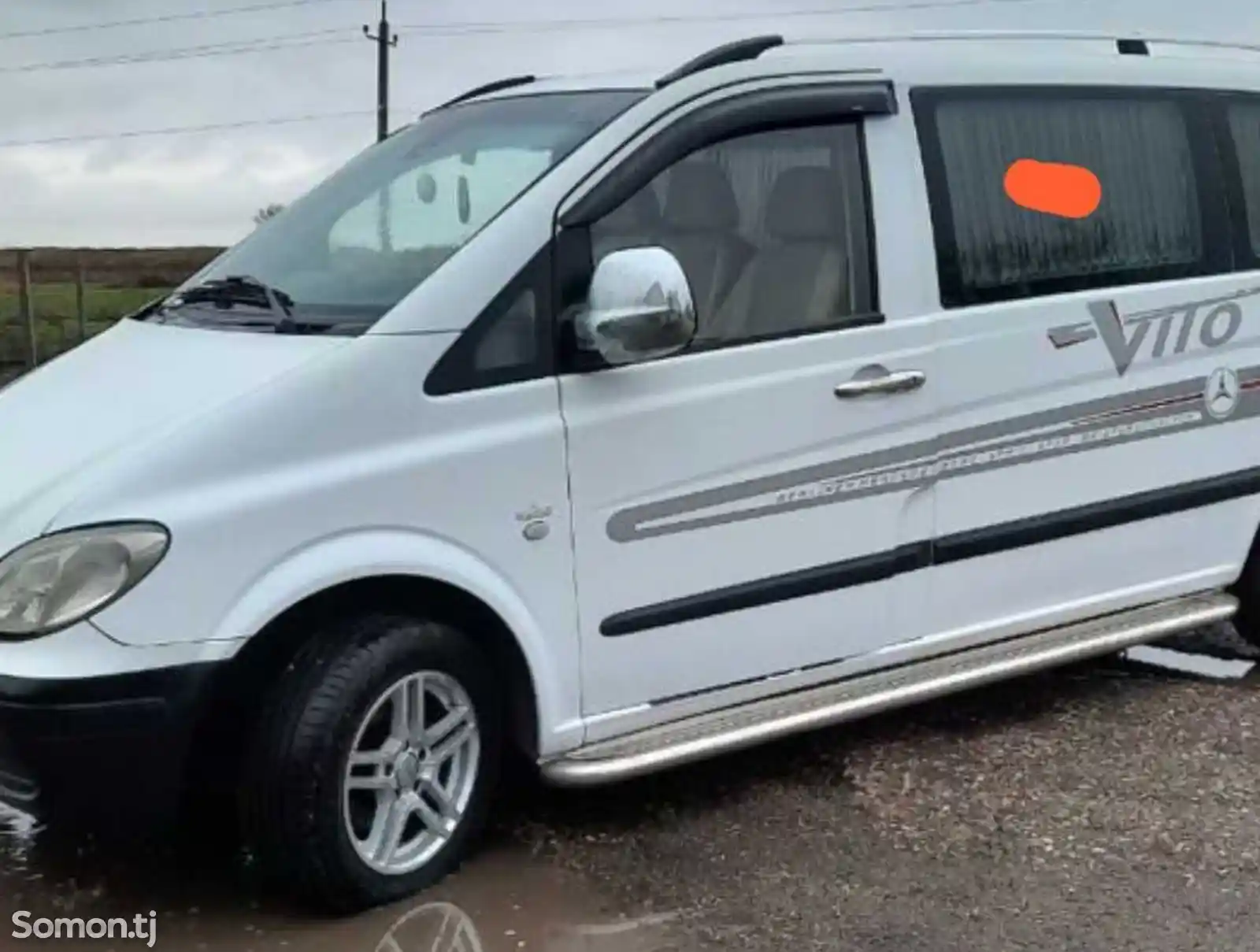 Боковое стекло от Mercedes Vito