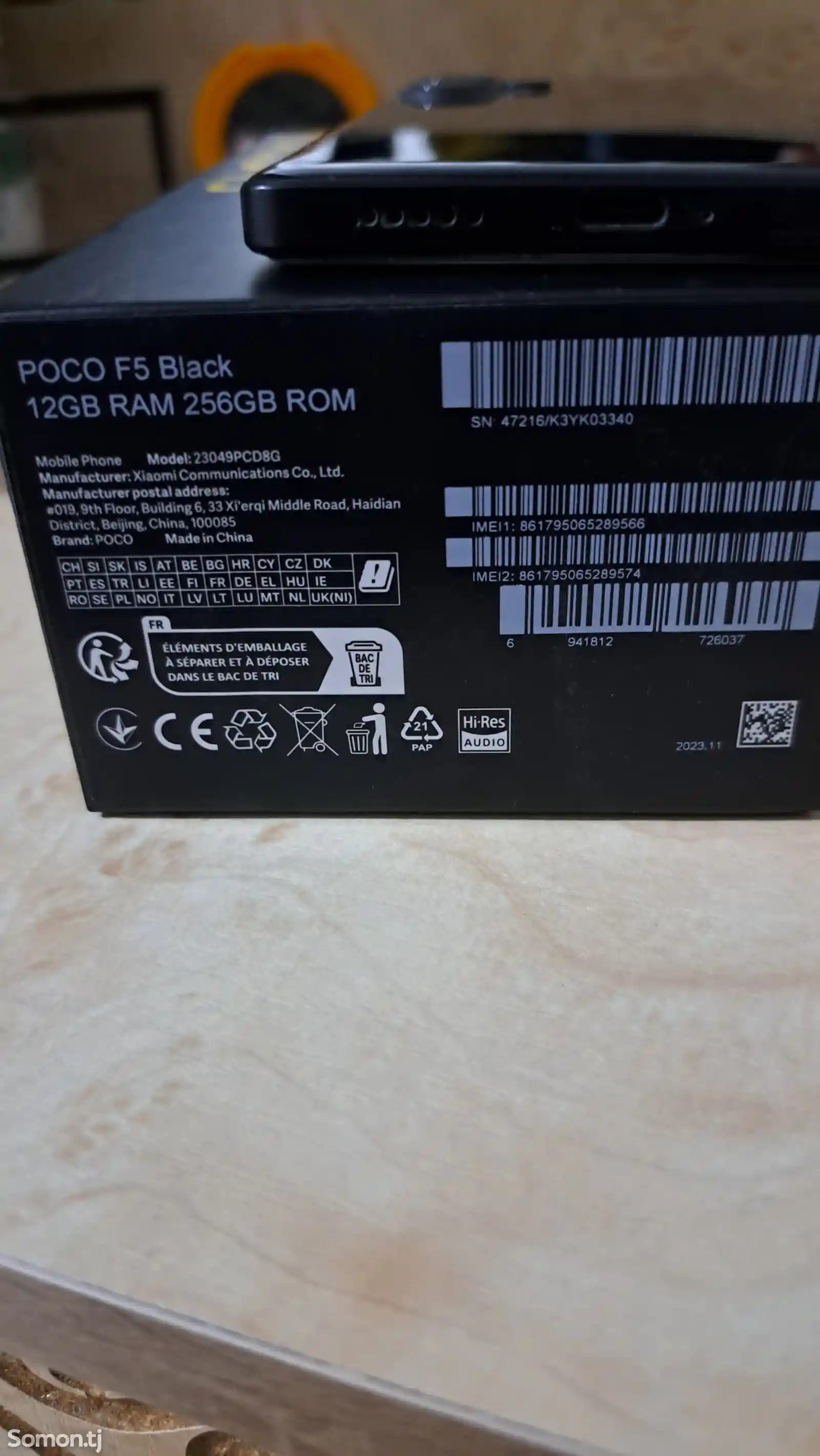 Xiaomi Poco f5 256gb/12+8-3